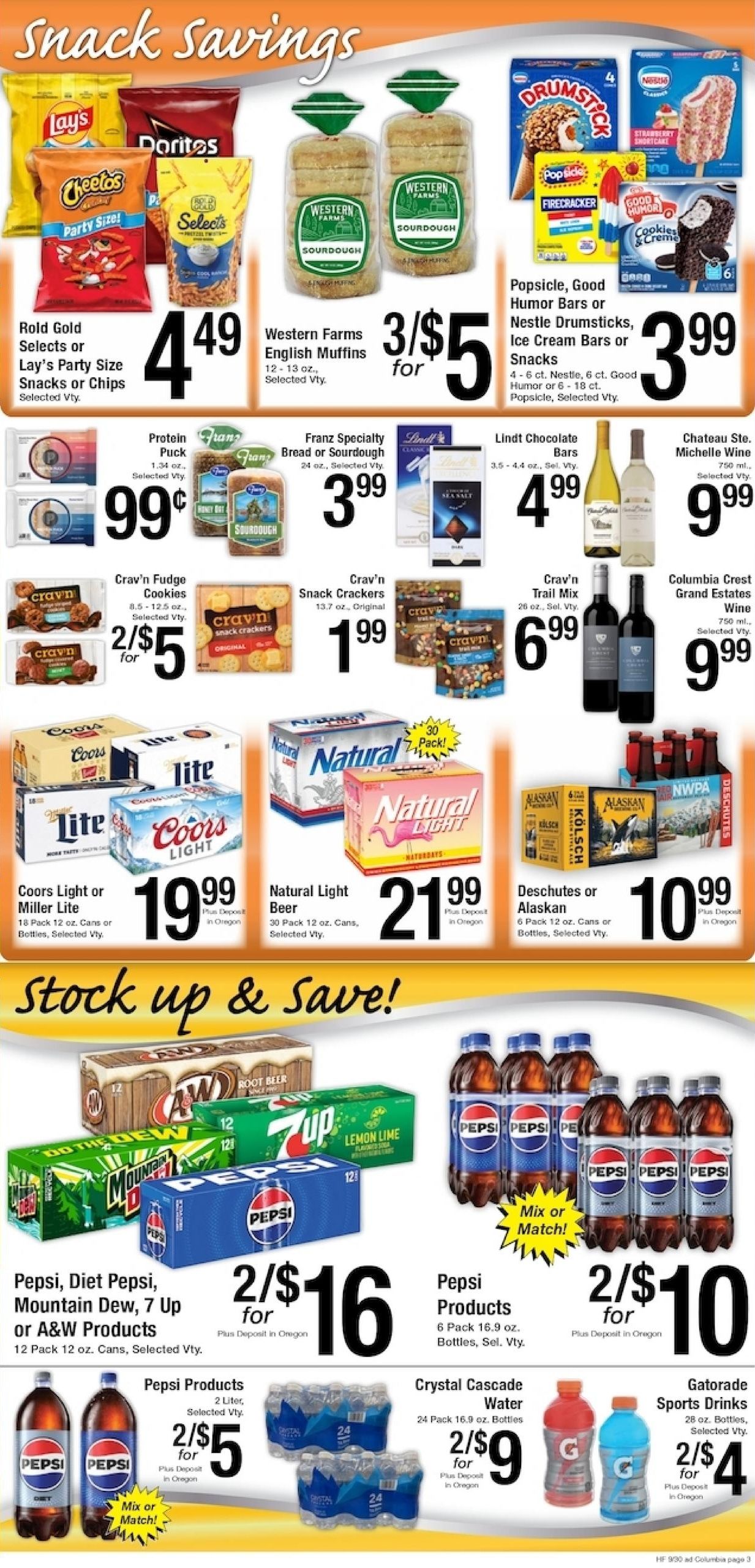 Harvest Foods (Boardman Area, OR) Weekly Ad September 30 - October 6, 2026