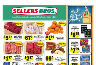 Sellers Bros. Weekly Ad September 30 - October 6, 2026