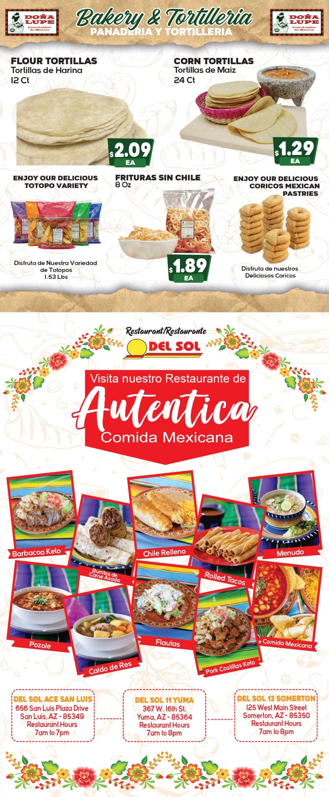 Del Sol IGA Weekly Ad September 30 - October 6, 2026