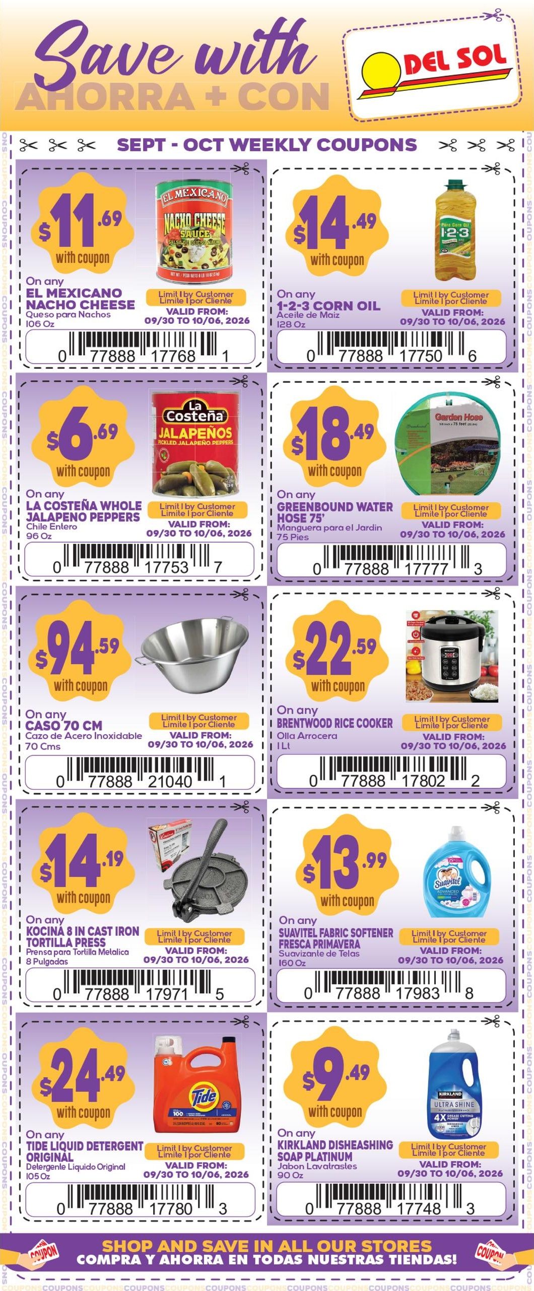 Del Sol IGA Weekly Ad September 30 - October 6, 2026