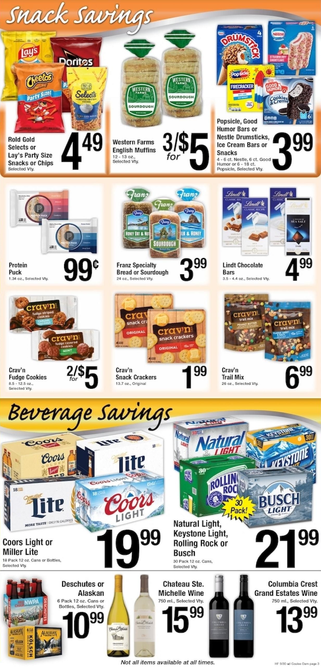 Harvest Foods (Coulee City Area, WA) Weekly Ad September 30 - October 6, 2026