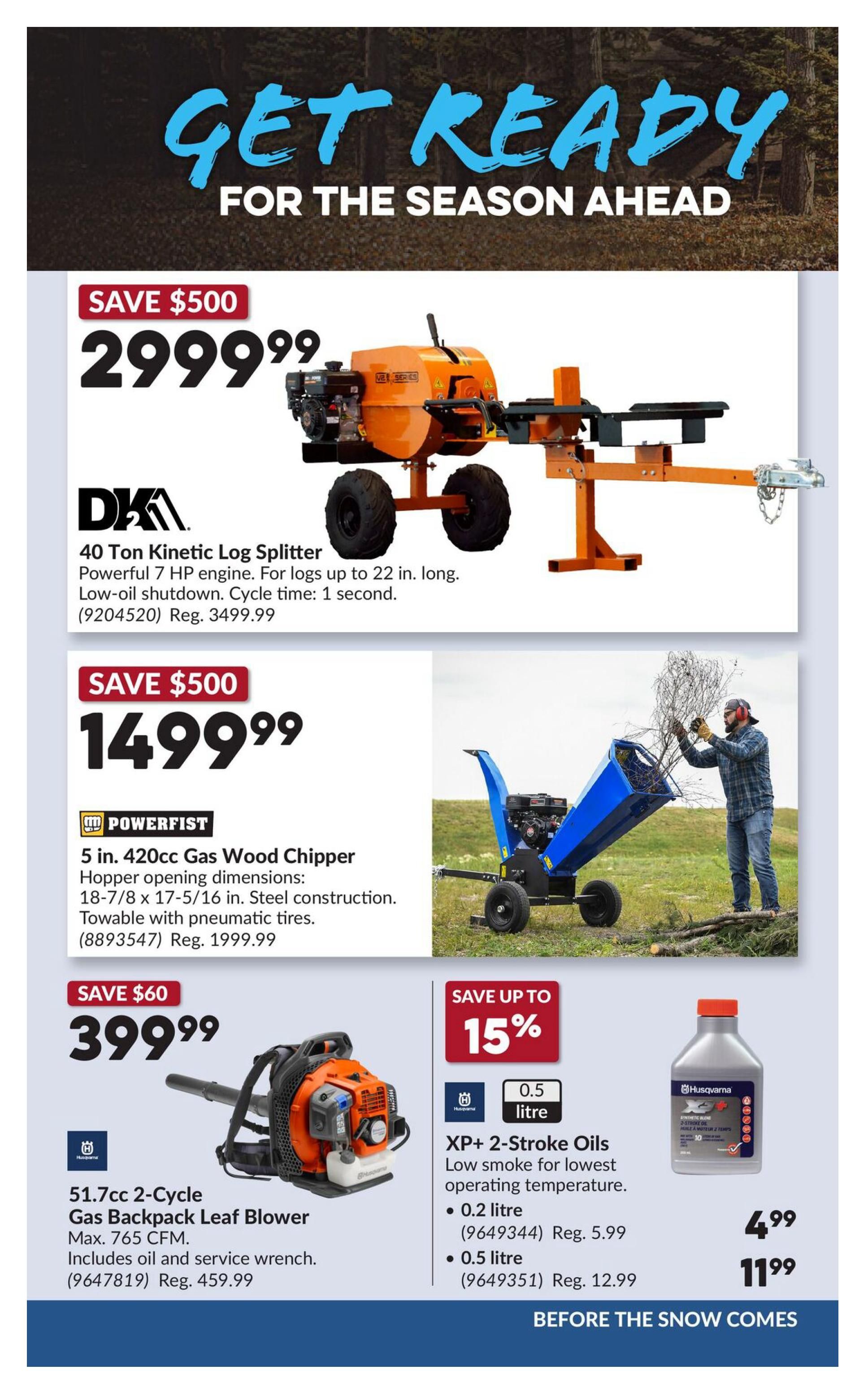 Princess Auto Flyer October 6 to 18
