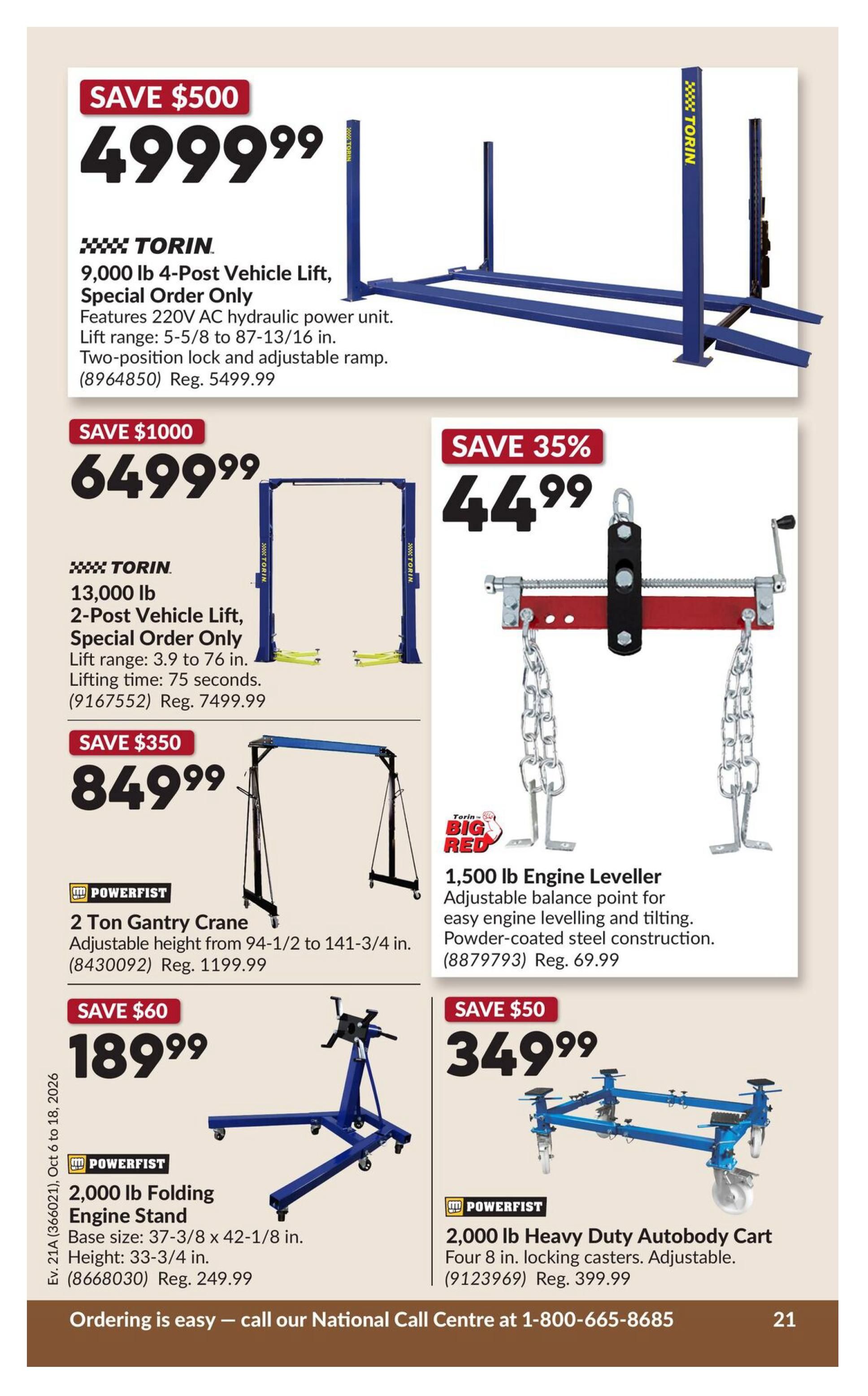 Princess Auto Flyer October 6 to 18