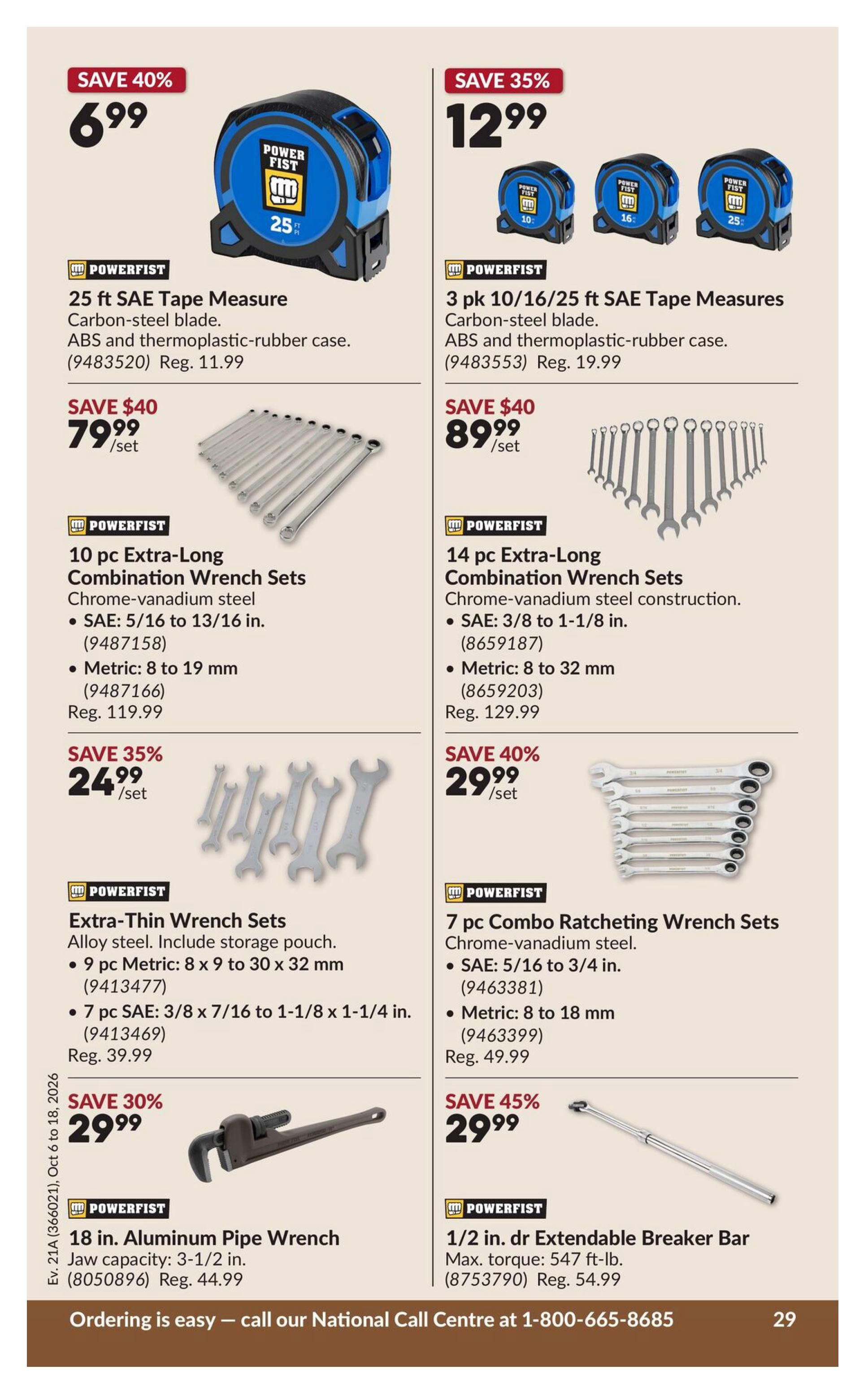 Princess Auto Flyer October 6 to 18