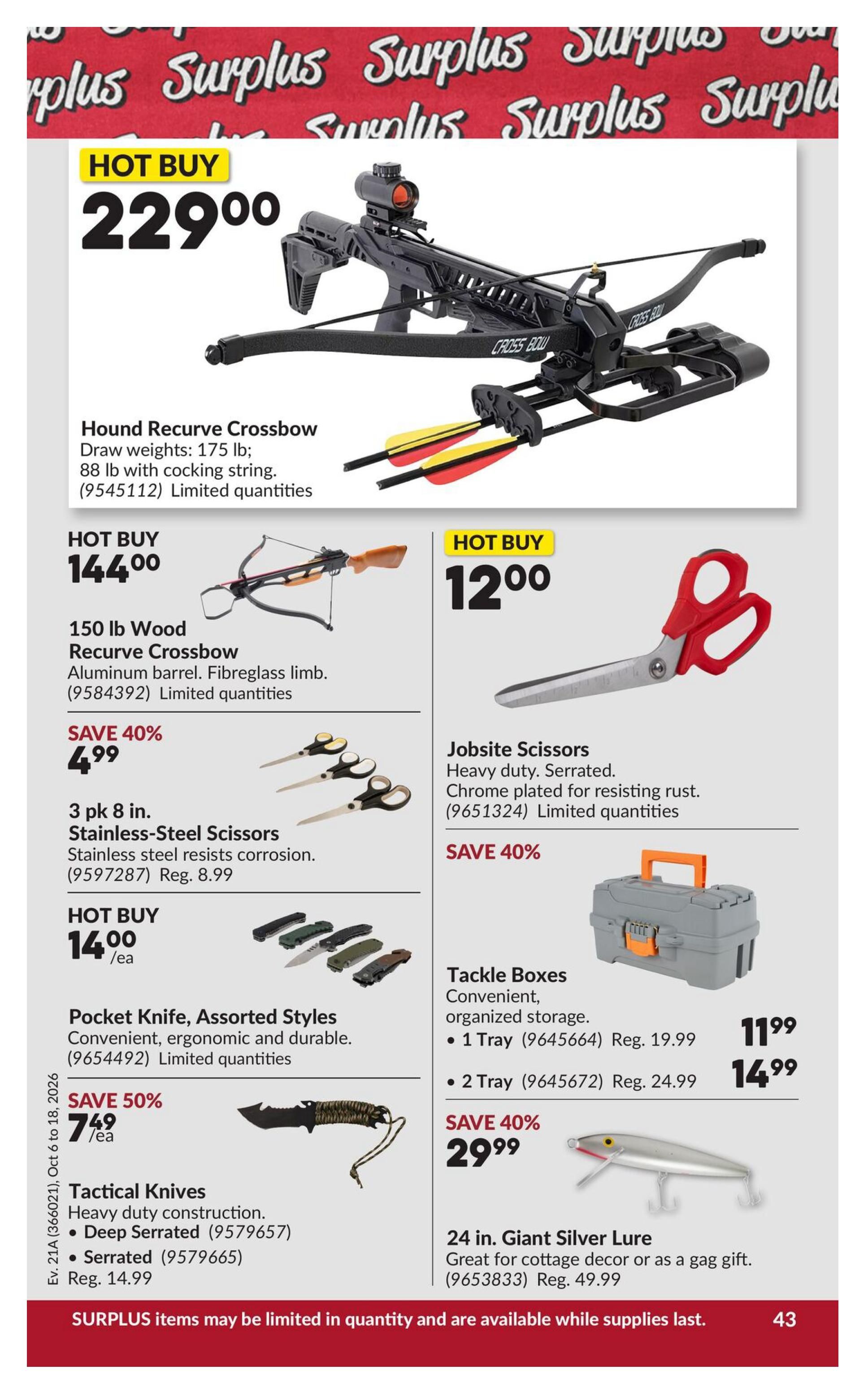 Princess Auto Flyer October 6 to 18