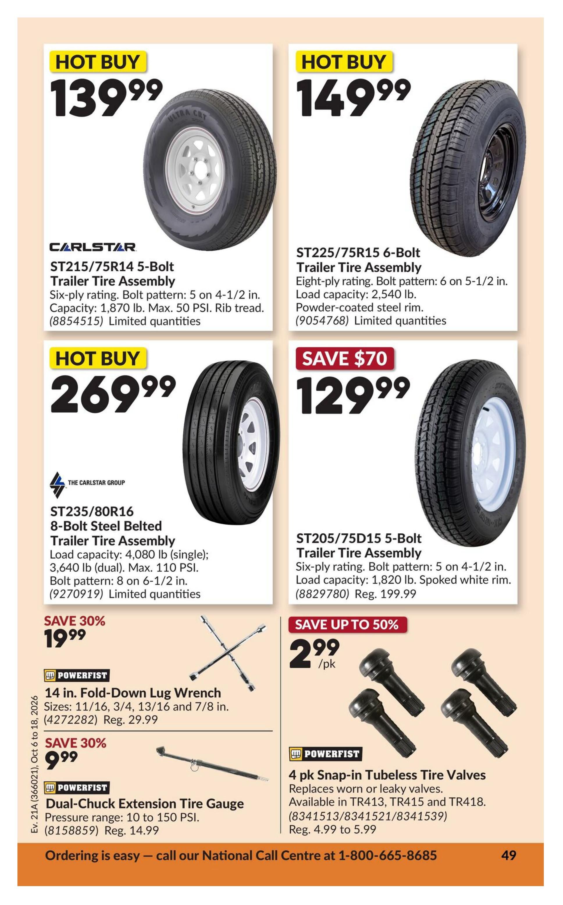 Princess Auto Flyer October 6 to 18