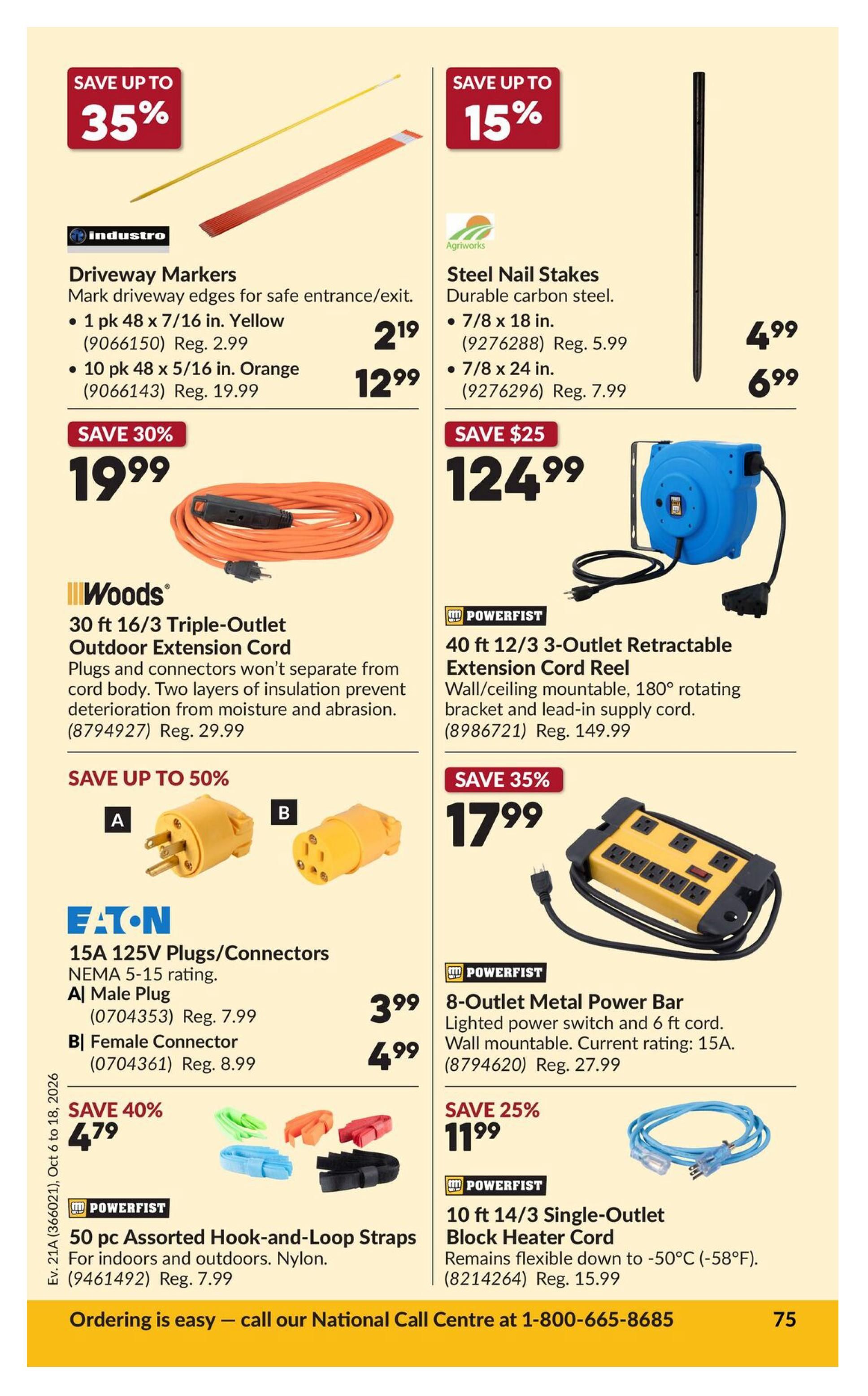 Princess Auto Flyer October 6 to 18