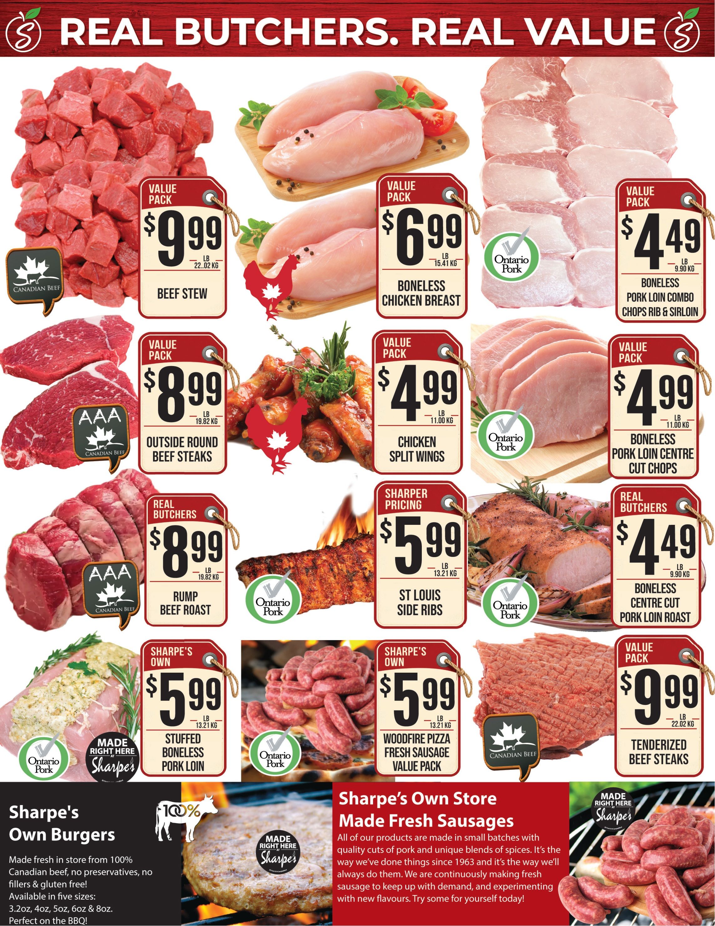 Sharpe's Food Market Flyer October 1 to 7