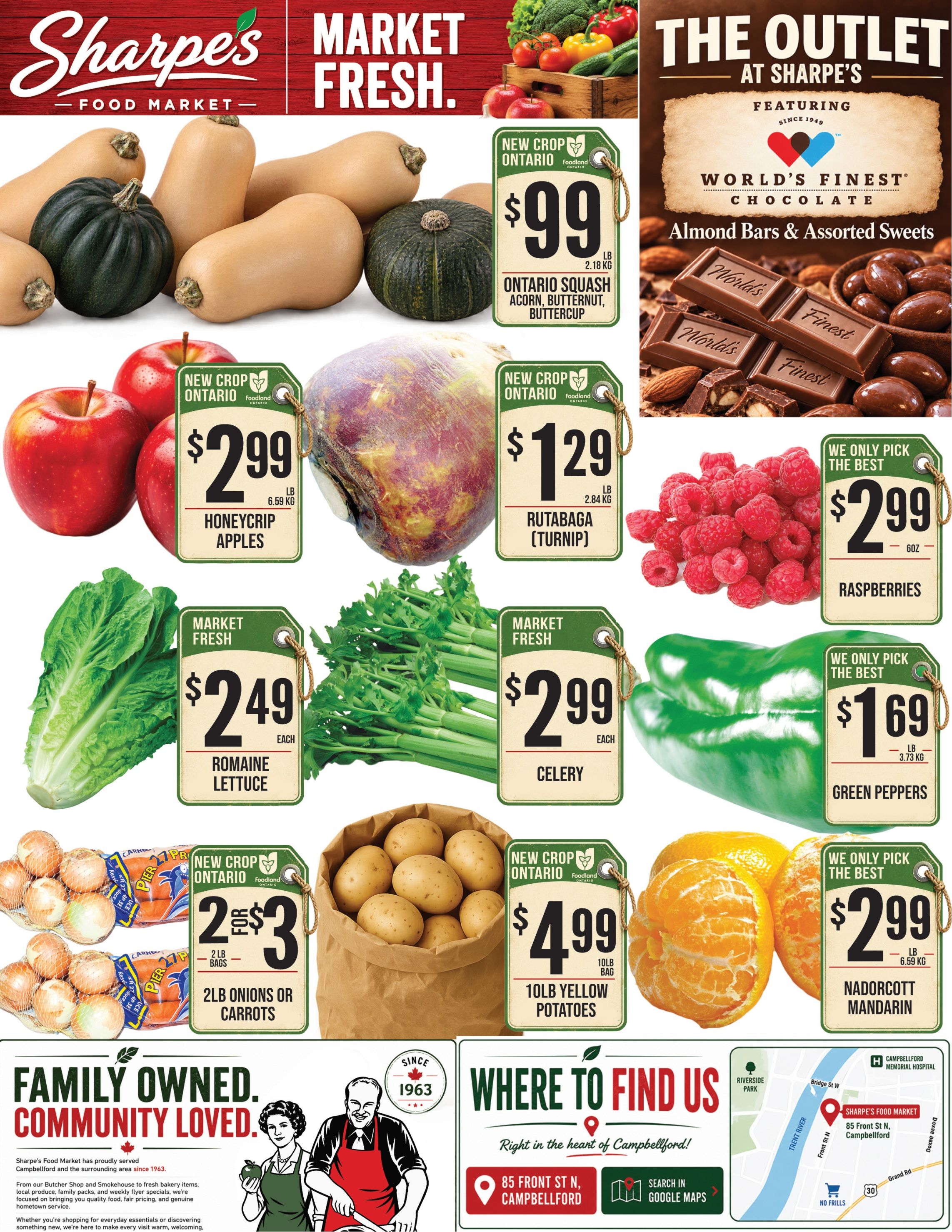 Sharpe's Food Market Flyer October 1 to 7