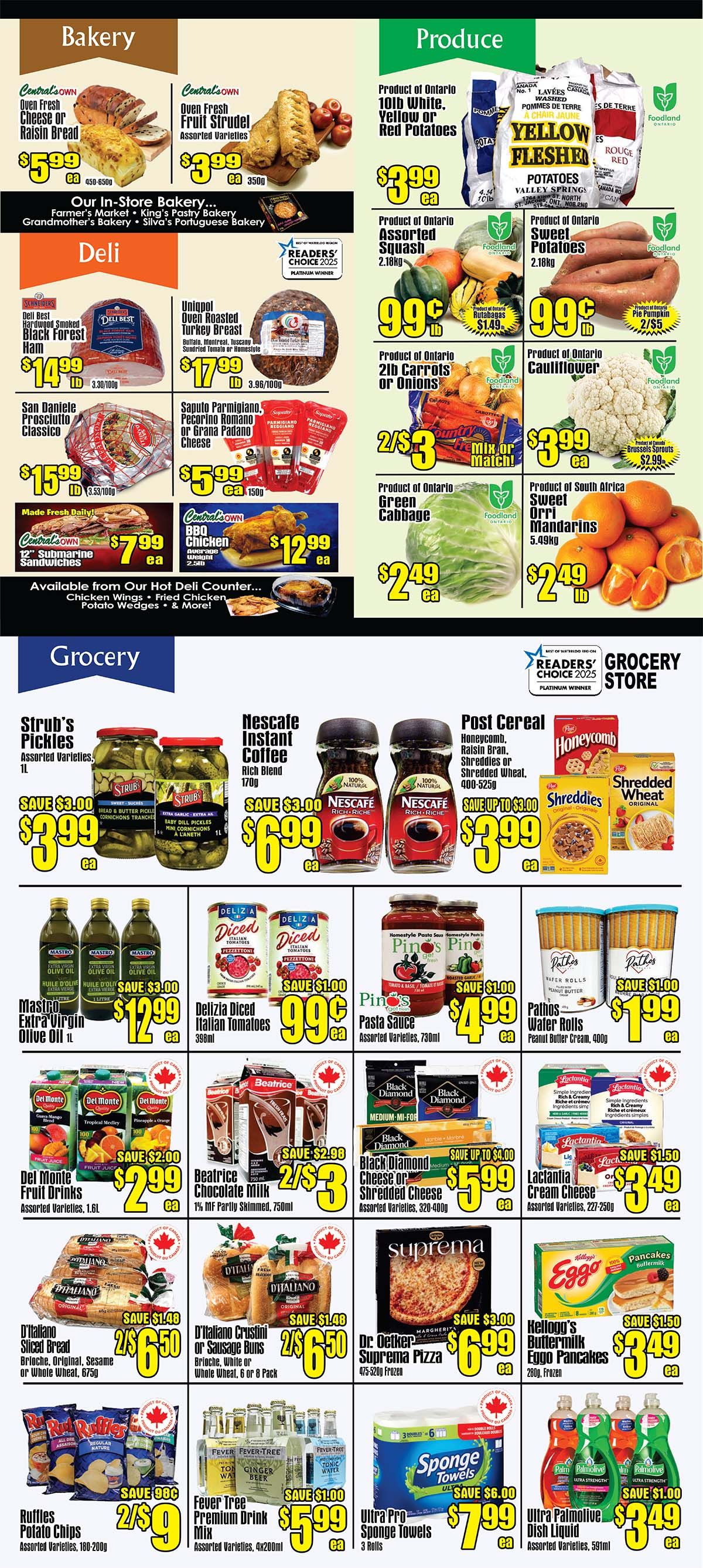 Central Fresh Market Flyer October 1 to 8