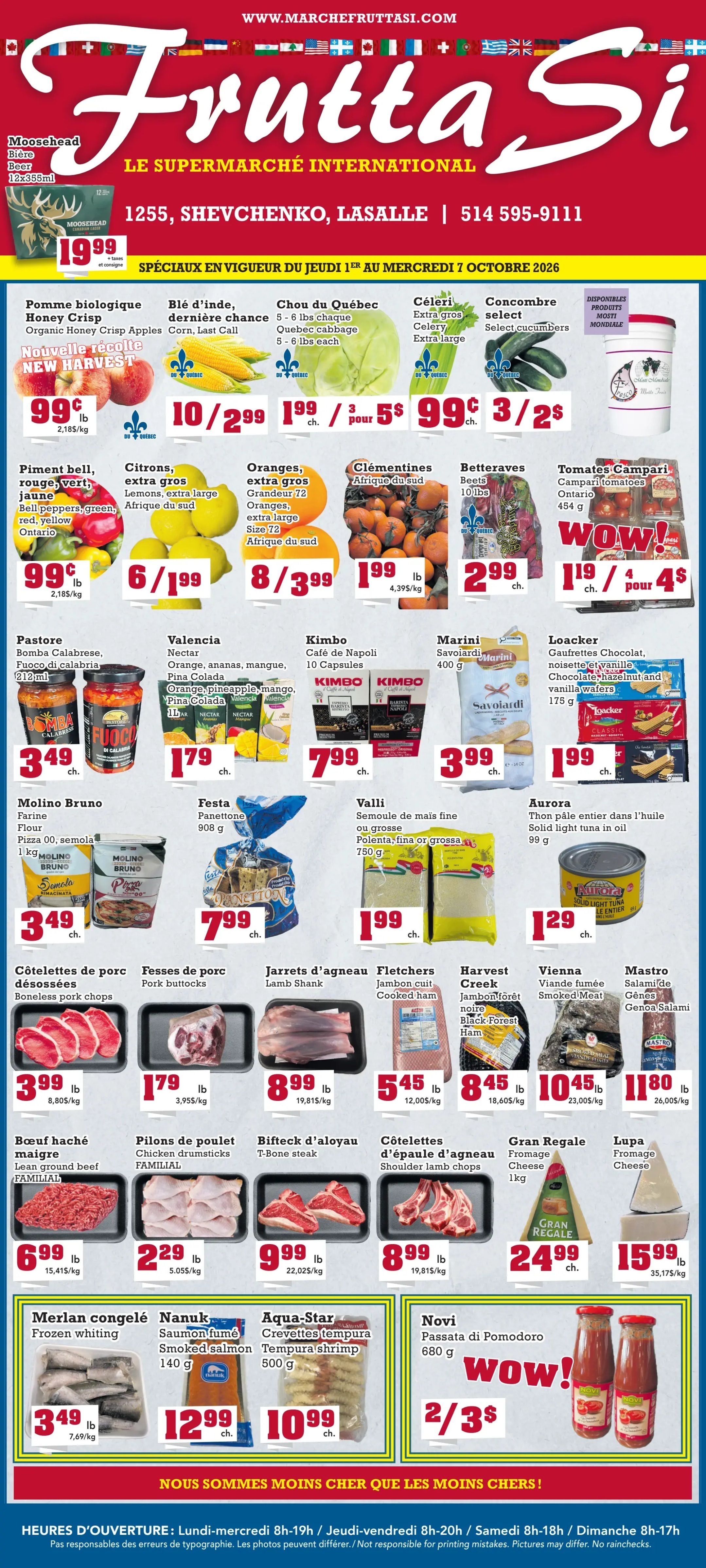 Frutta Si Flyer October 1 to 7