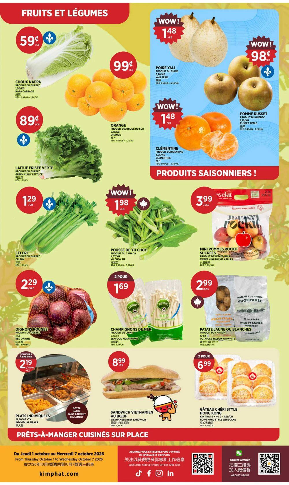 Kim Phat Flyer October 1 to 7