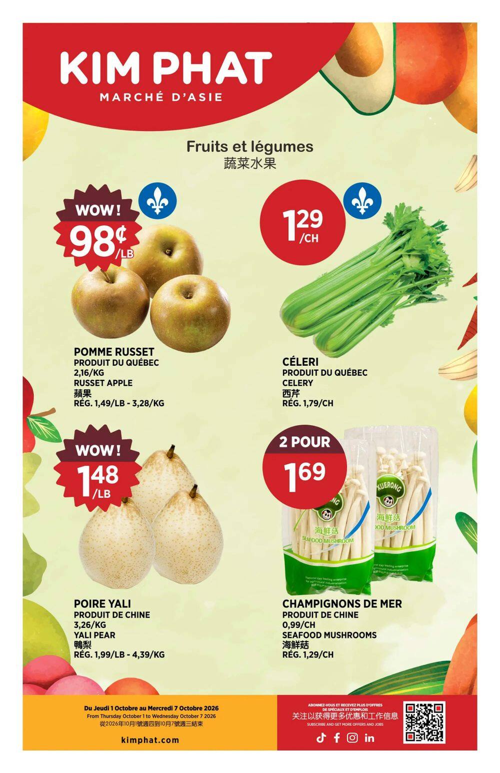 Kim Phat Flyer October 1 to 7