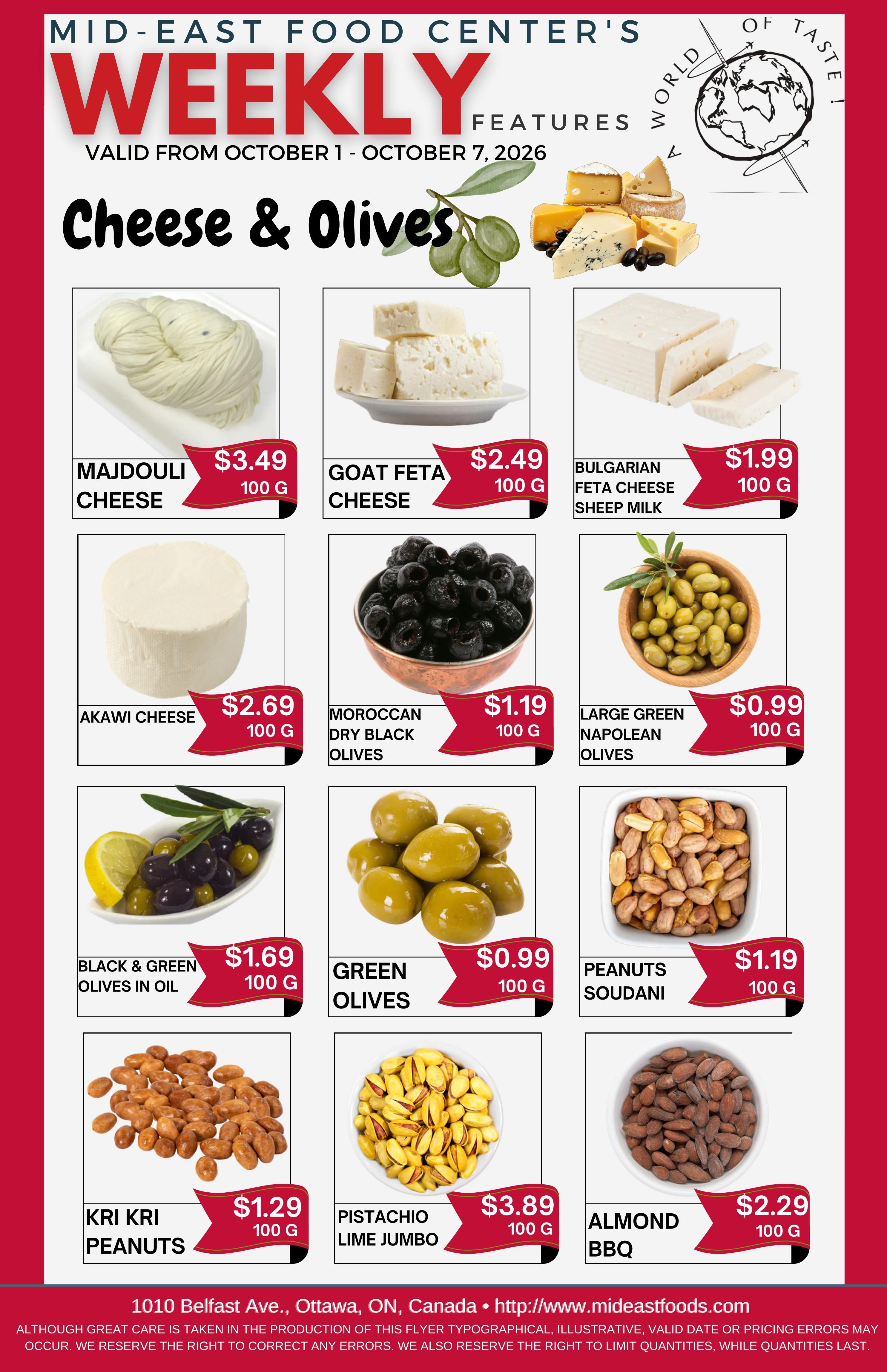 Mid-East Food Centre Flyer October 1 to 7