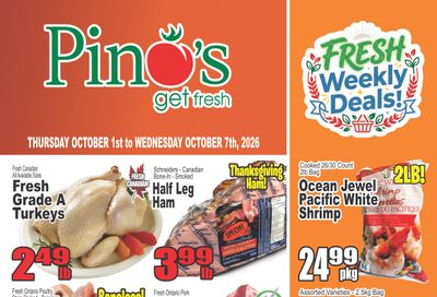 Pino's Flyer October 1 to 7
