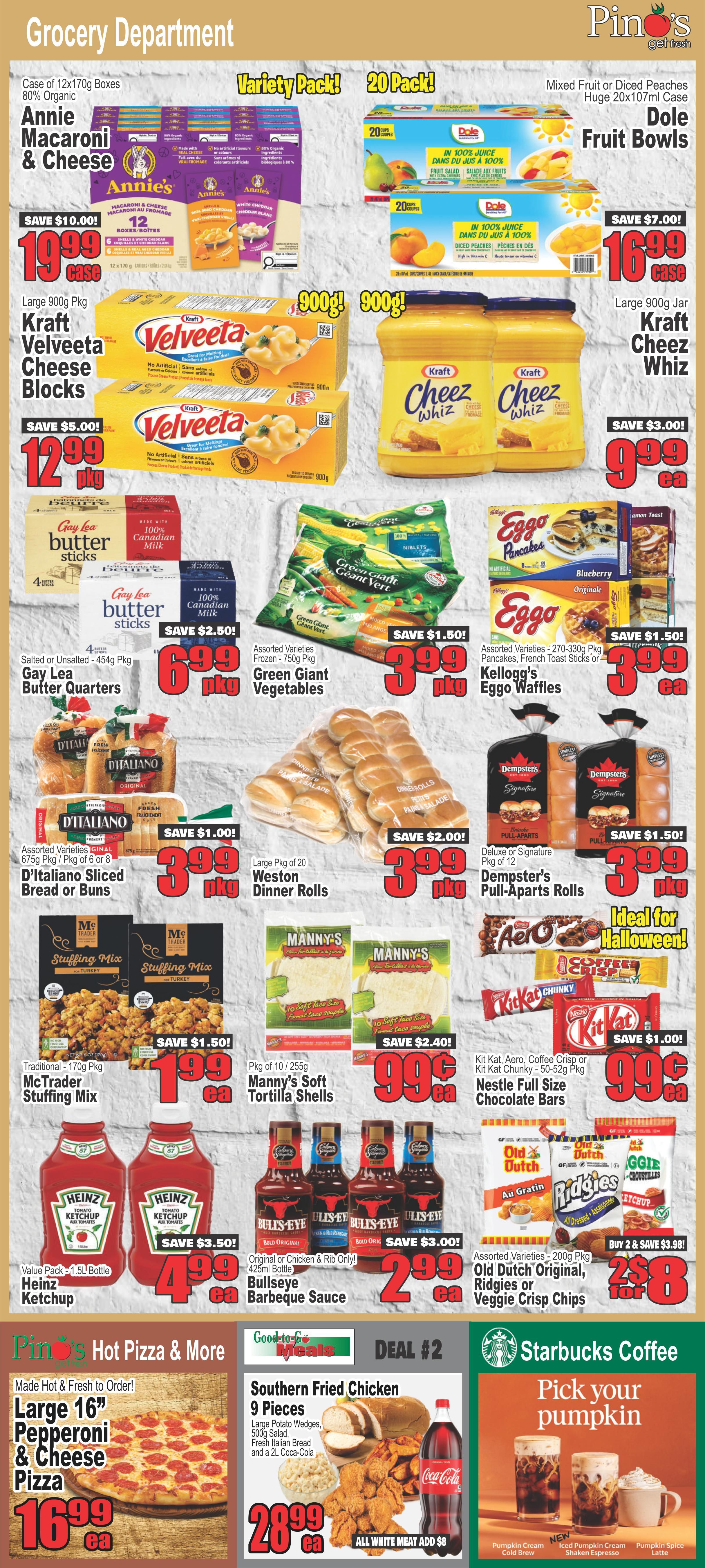 Pino's Flyer October 1 to 7