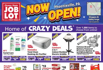 Ocean State Job Lot (Valley Forge Area, PA) Weekly Ad October 1 - 7, 2026