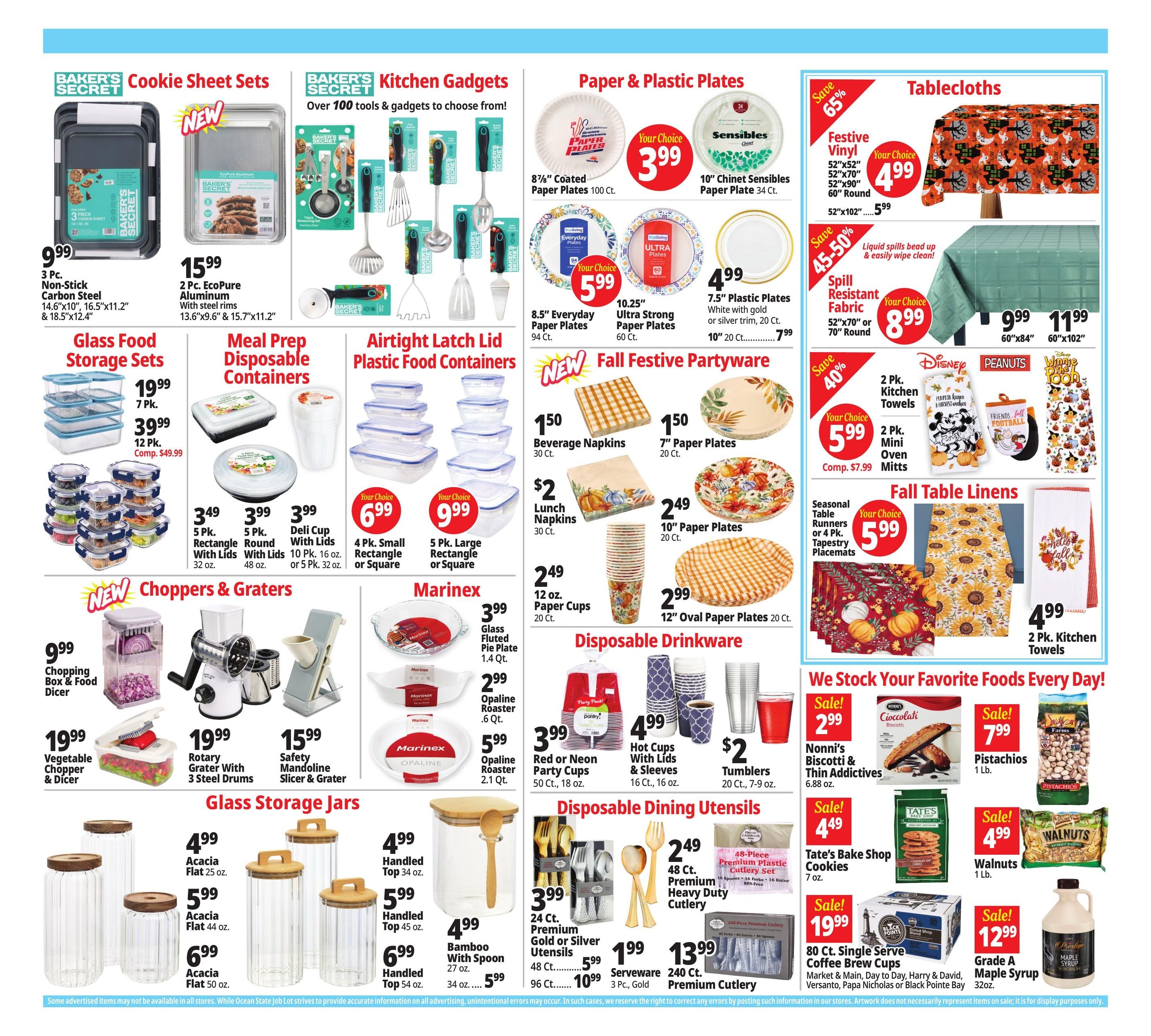 Ocean State Job Lot (Valley Forge Area, PA) Weekly Ad October 1 - 7, 2026