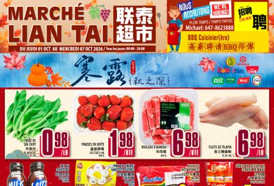 Marche Lian Tai Flyer October 1 to 7