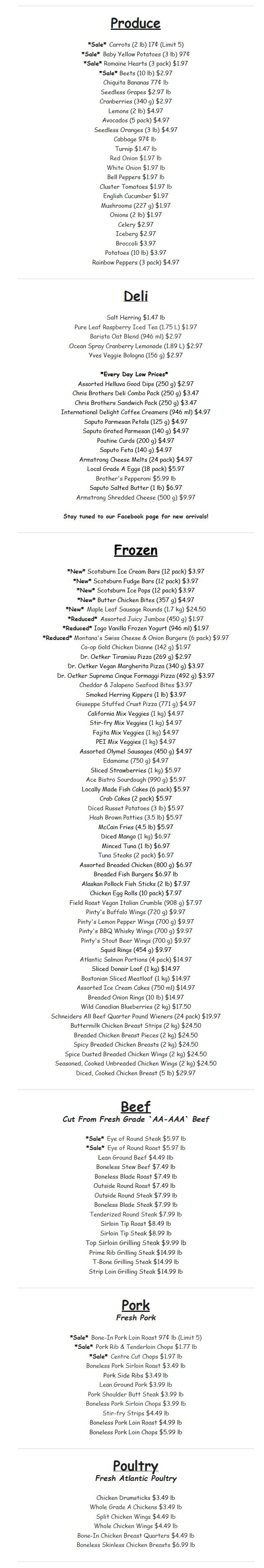 Gateway Meat Market Flyer October 1 to 7