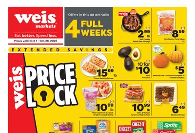 Weis Markets Ad Specials Weekly Ad October 1 - 28, 2026