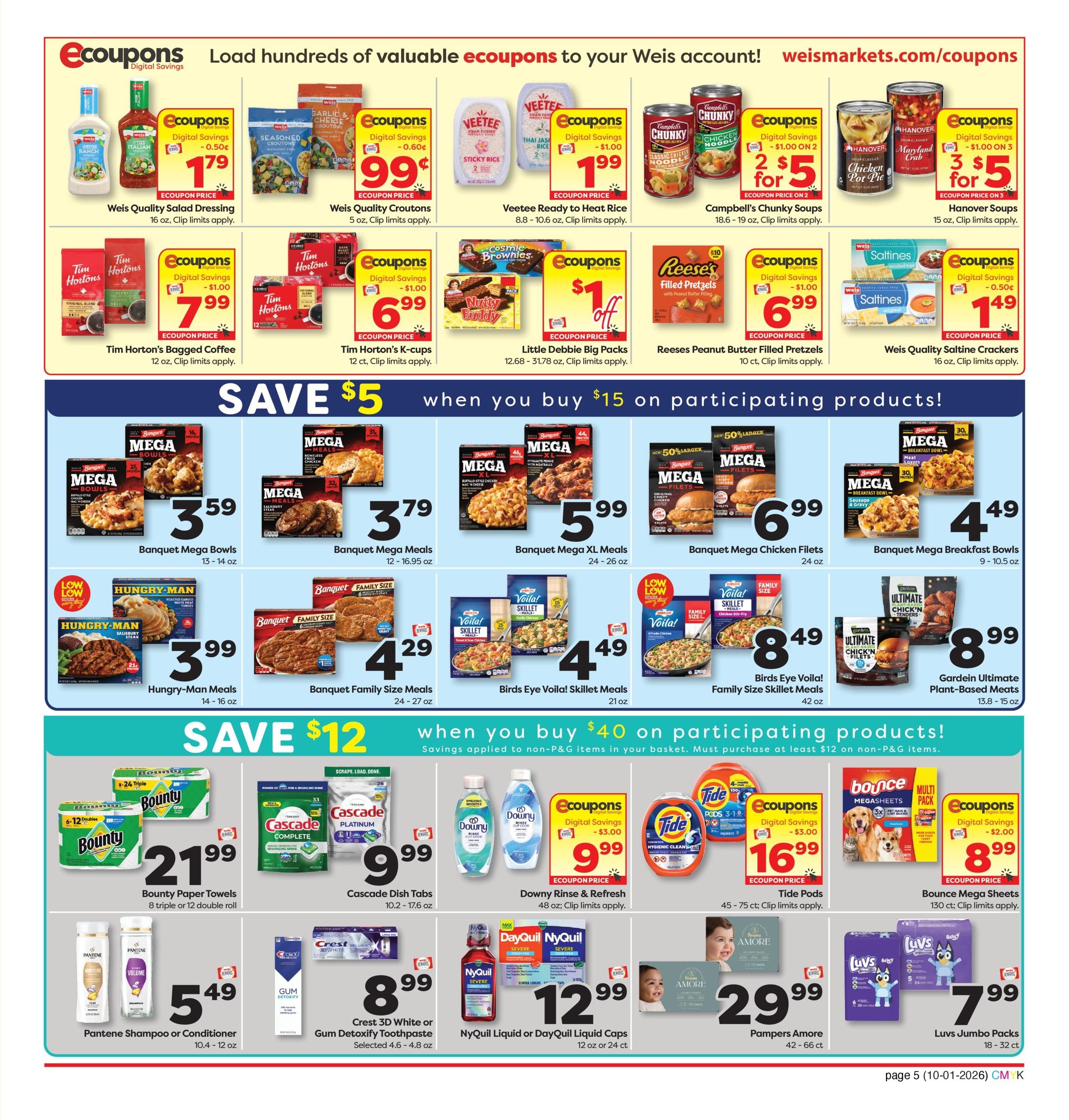 Weis Markets Ad Specials Weekly Ad October 1 - 28, 2026