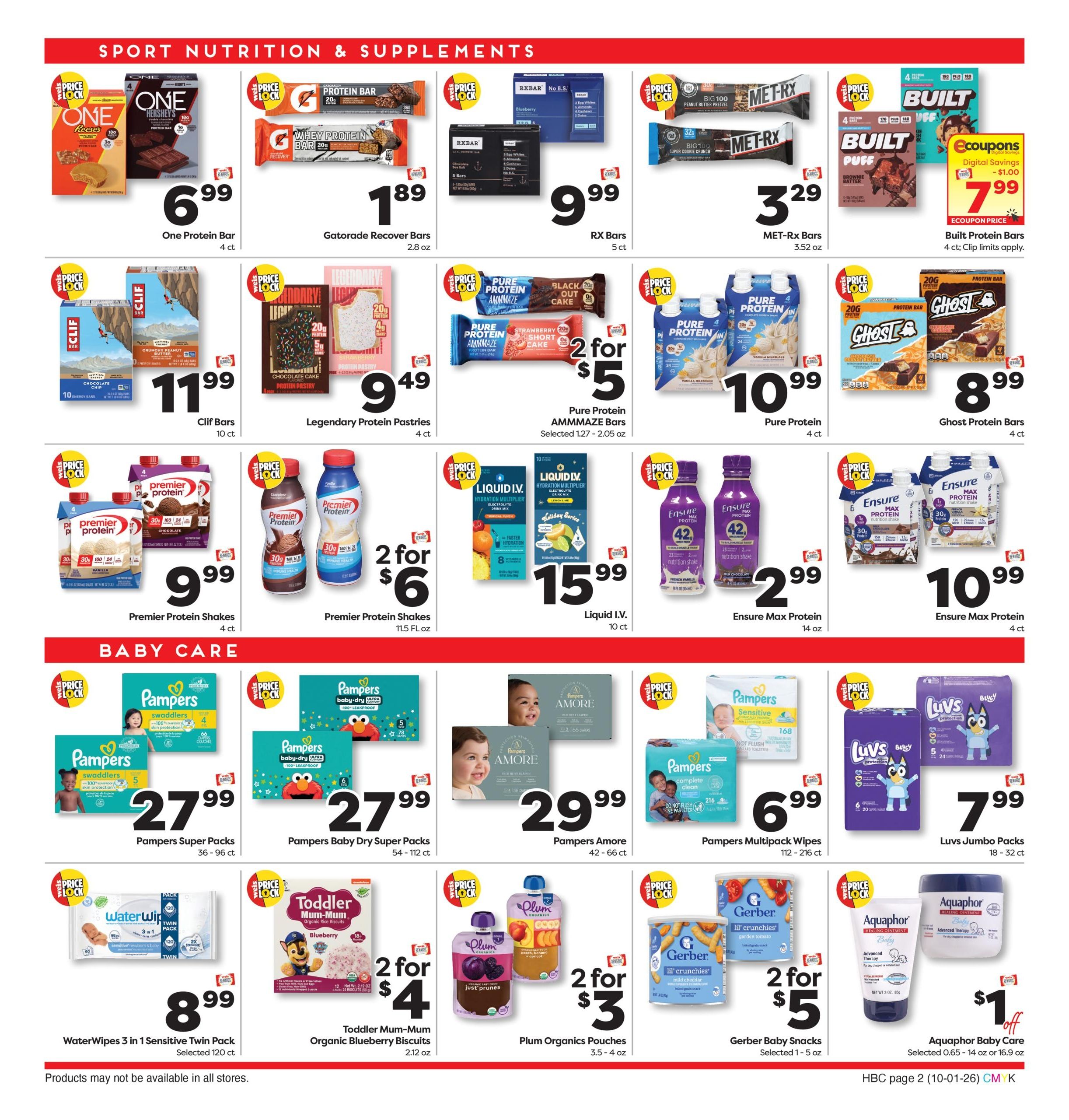 Weis Markets Monthly Home Weekly Ad October 1 - 28, 2026