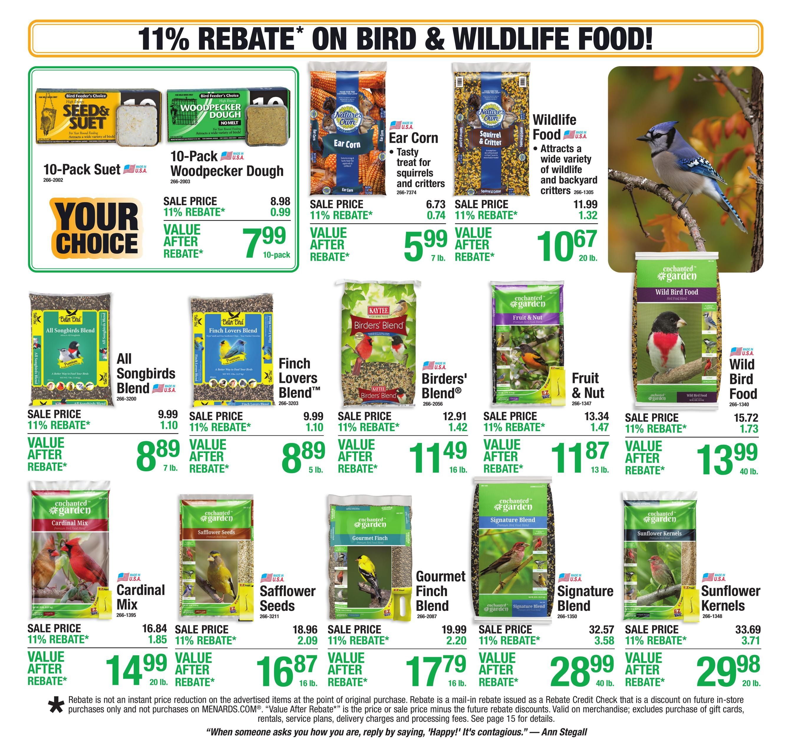 Menards (Detroit Area, MI) 11% Rebate Sale Weekly Ad October 1 - 11, 2026