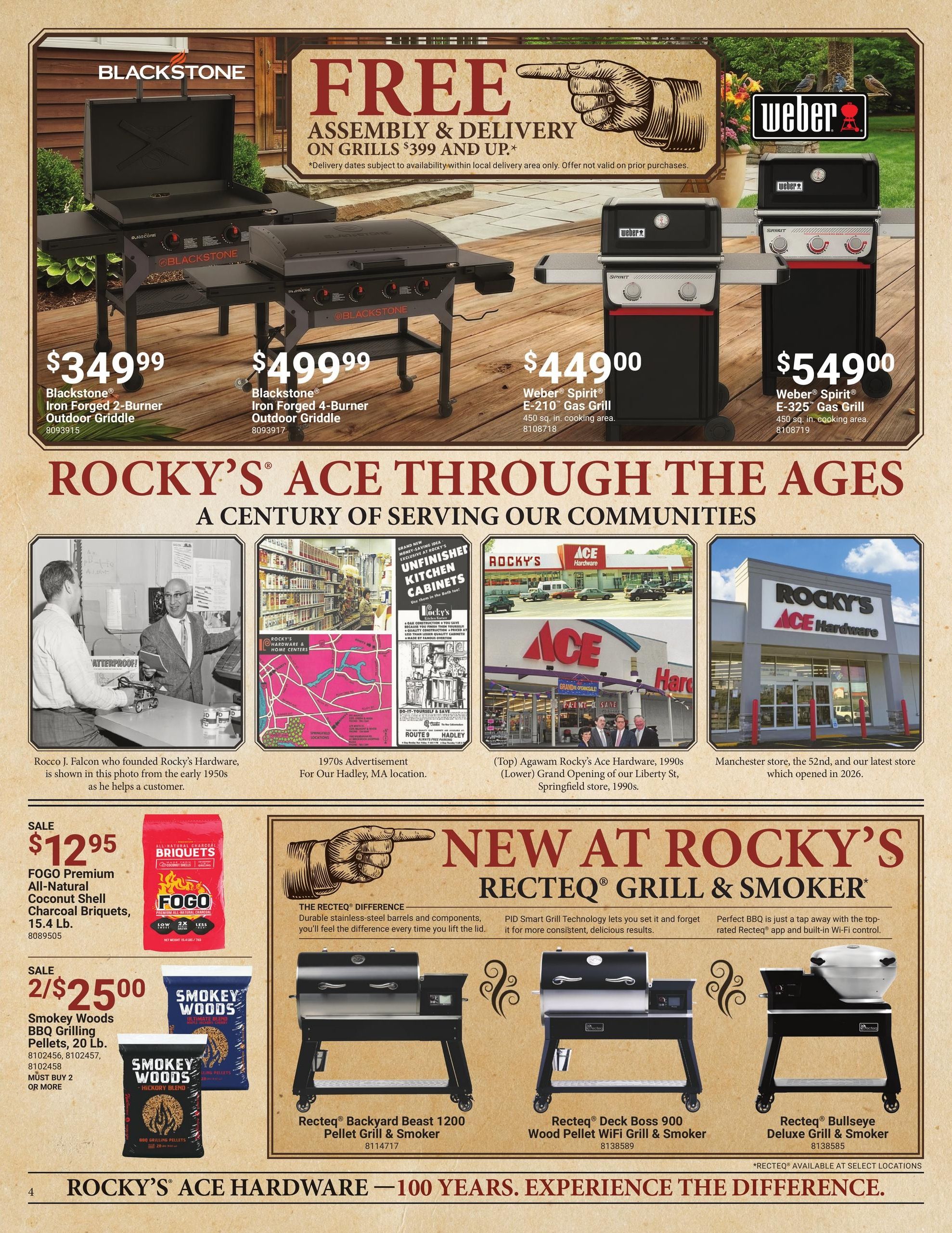 Ace Hardware (Ansonia Area, CT) Rocky's 100th Anniversary Event Weekly Ad October 1 - 31, 2026