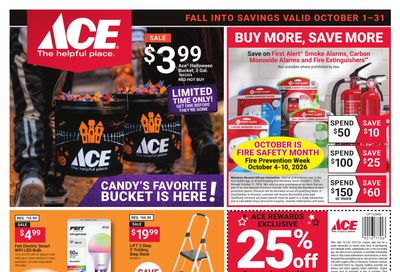 Ace Hardware (Clearwater Area, FL) Fall Into Savings Weekly Ad October 1 - 31, 2026