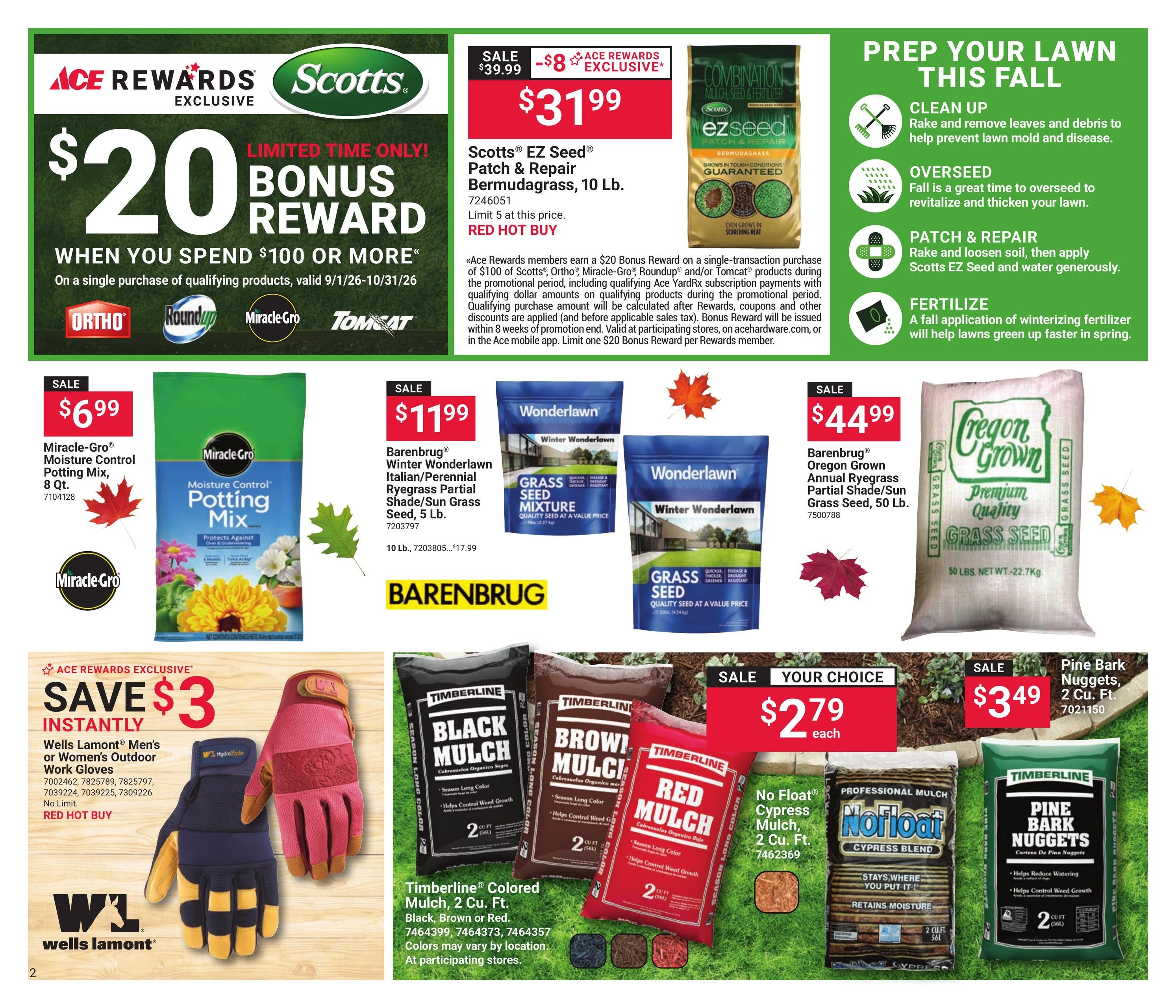 Ace Hardware (Clearwater Area, FL) Fall Into Savings Weekly Ad October 1 - 31, 2026