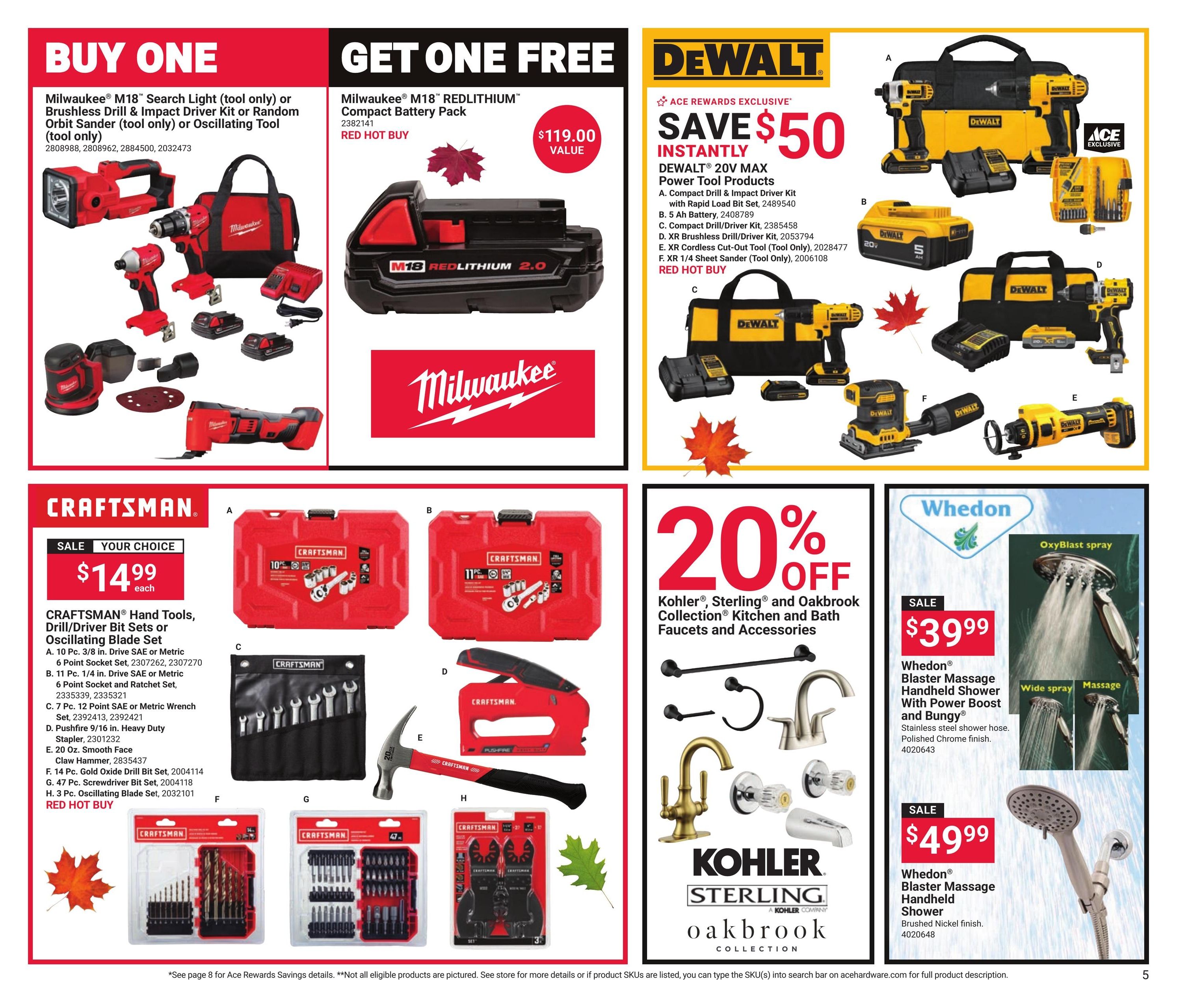 Ace Hardware (Clearwater Area, FL) Fall Into Savings Weekly Ad October 1 - 31, 2026