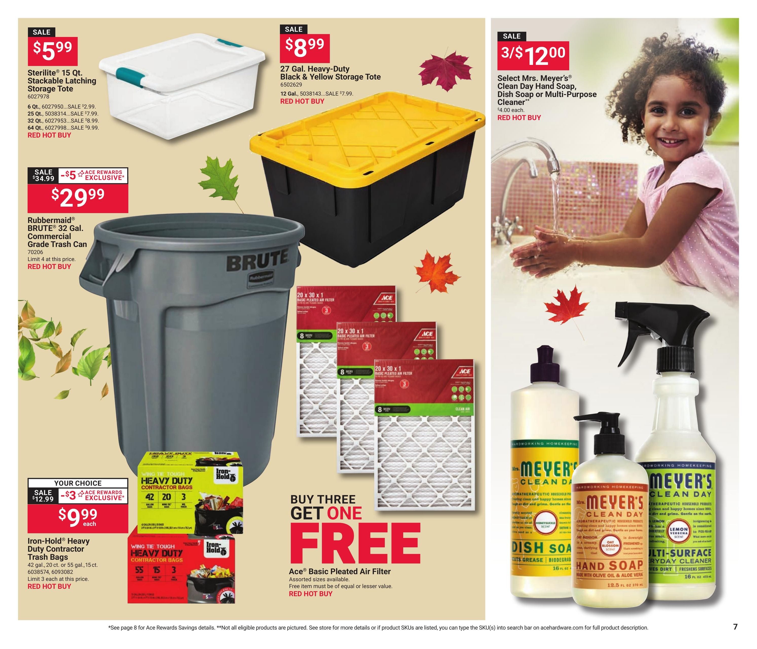 Ace Hardware (Clearwater Area, FL) Fall Into Savings Weekly Ad October 1 - 31, 2026