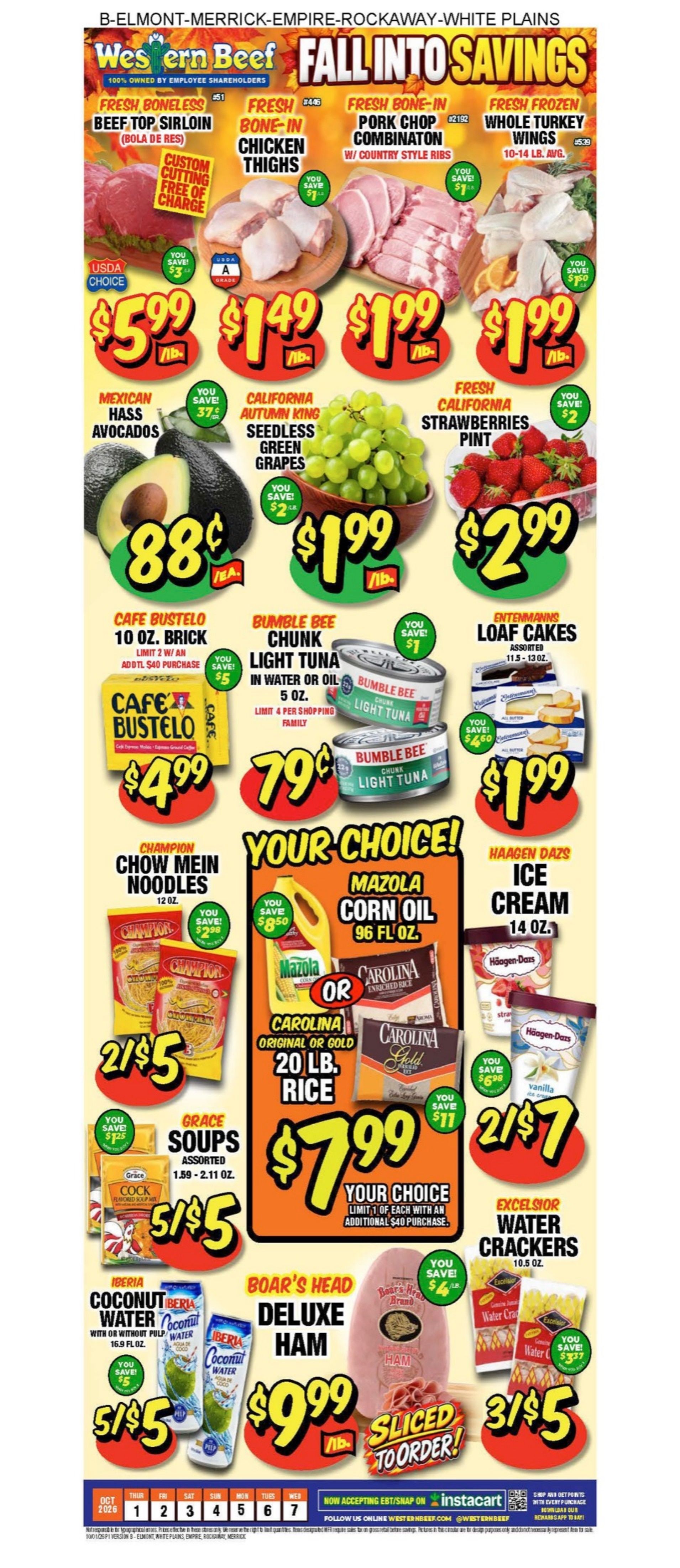 Western Beef (New York) Weekly Ad October 1 - 7, 2026