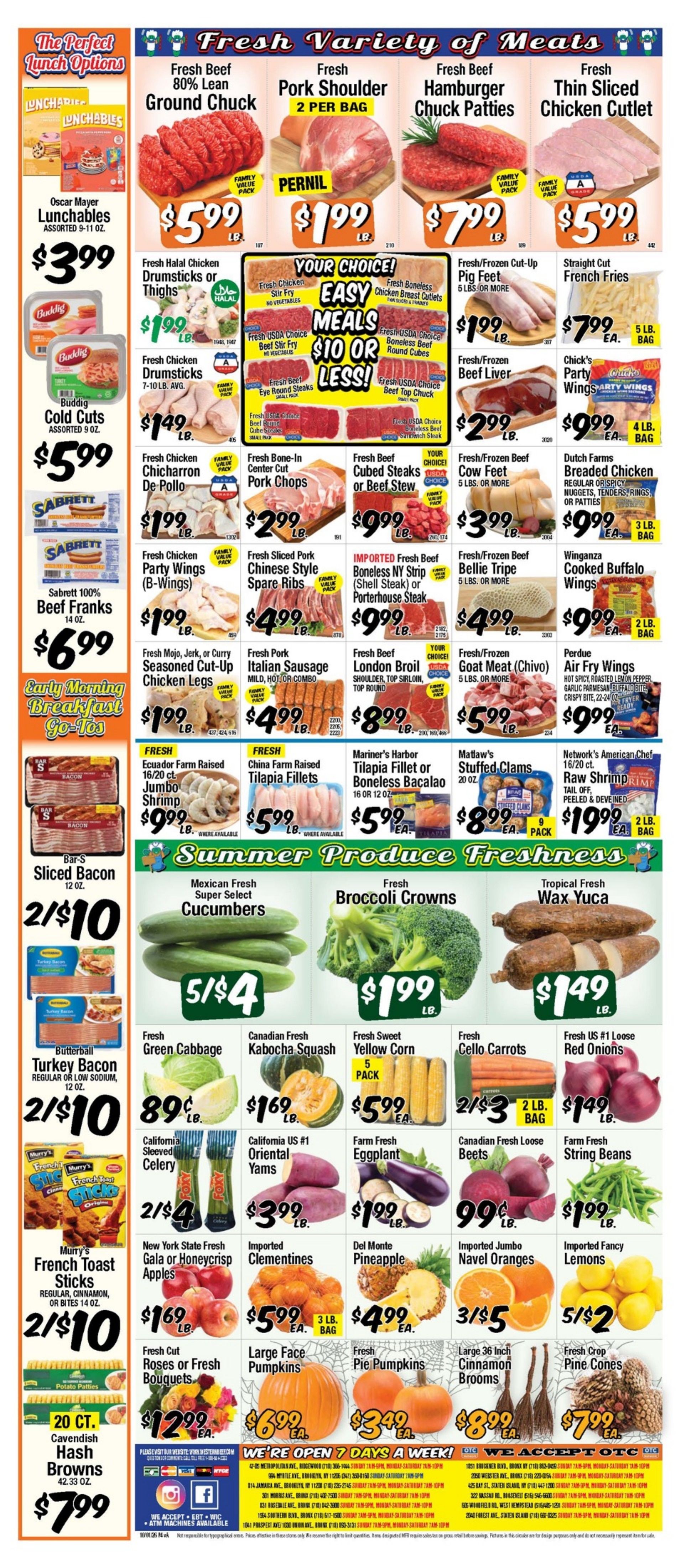 Western Beef Weekly Ad October 1 - 7, 2026