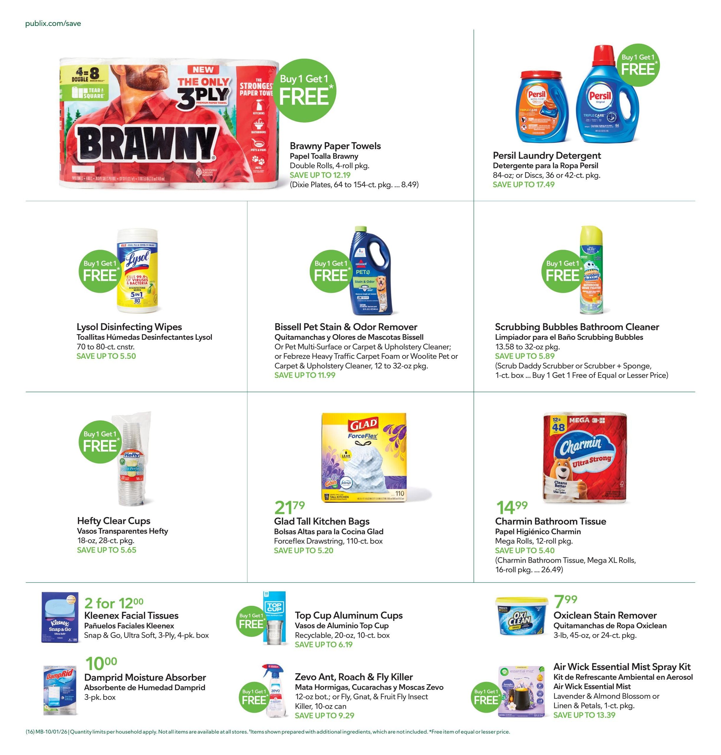 Publix (Boca Raton Area, FL) Anuncio Semanal Español Weekly Ad October 1 - 7, 2026