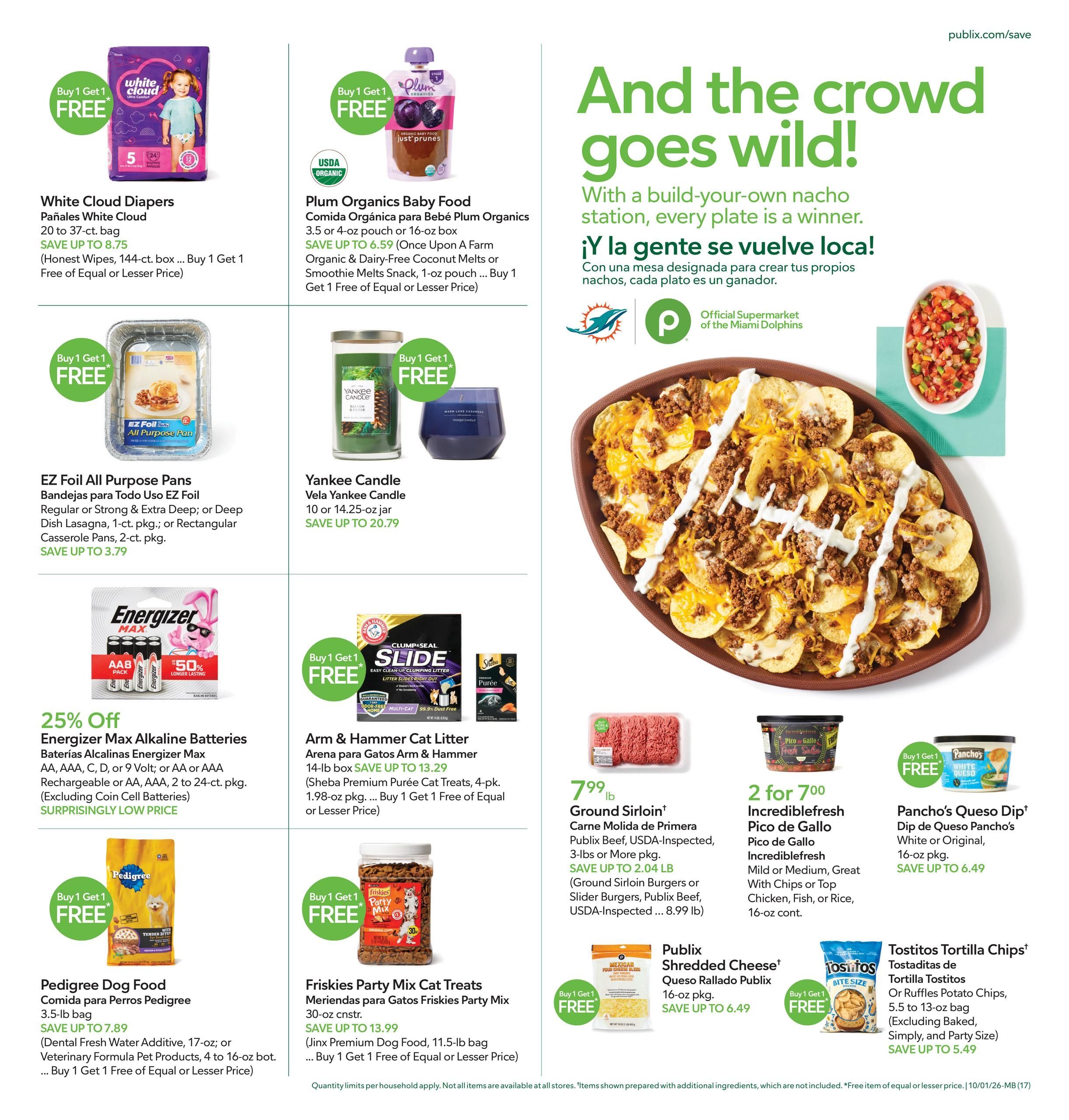 Publix (Boca Raton Area, FL) Anuncio Semanal Español Weekly Ad October 1 - 7, 2026
