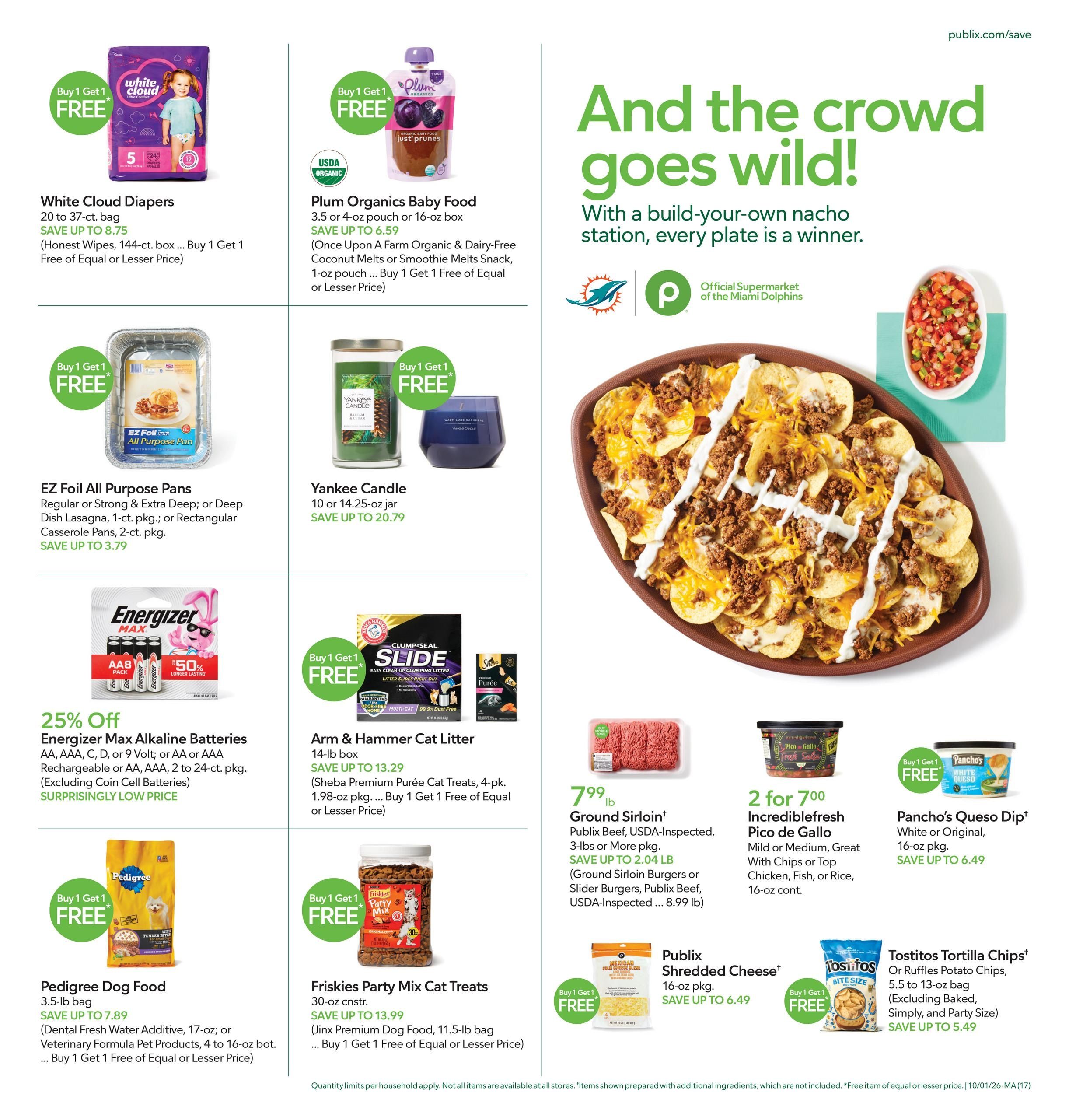 Publix (Boca Raton Area, FL) Weekly Ad October 1 - 7, 2026
