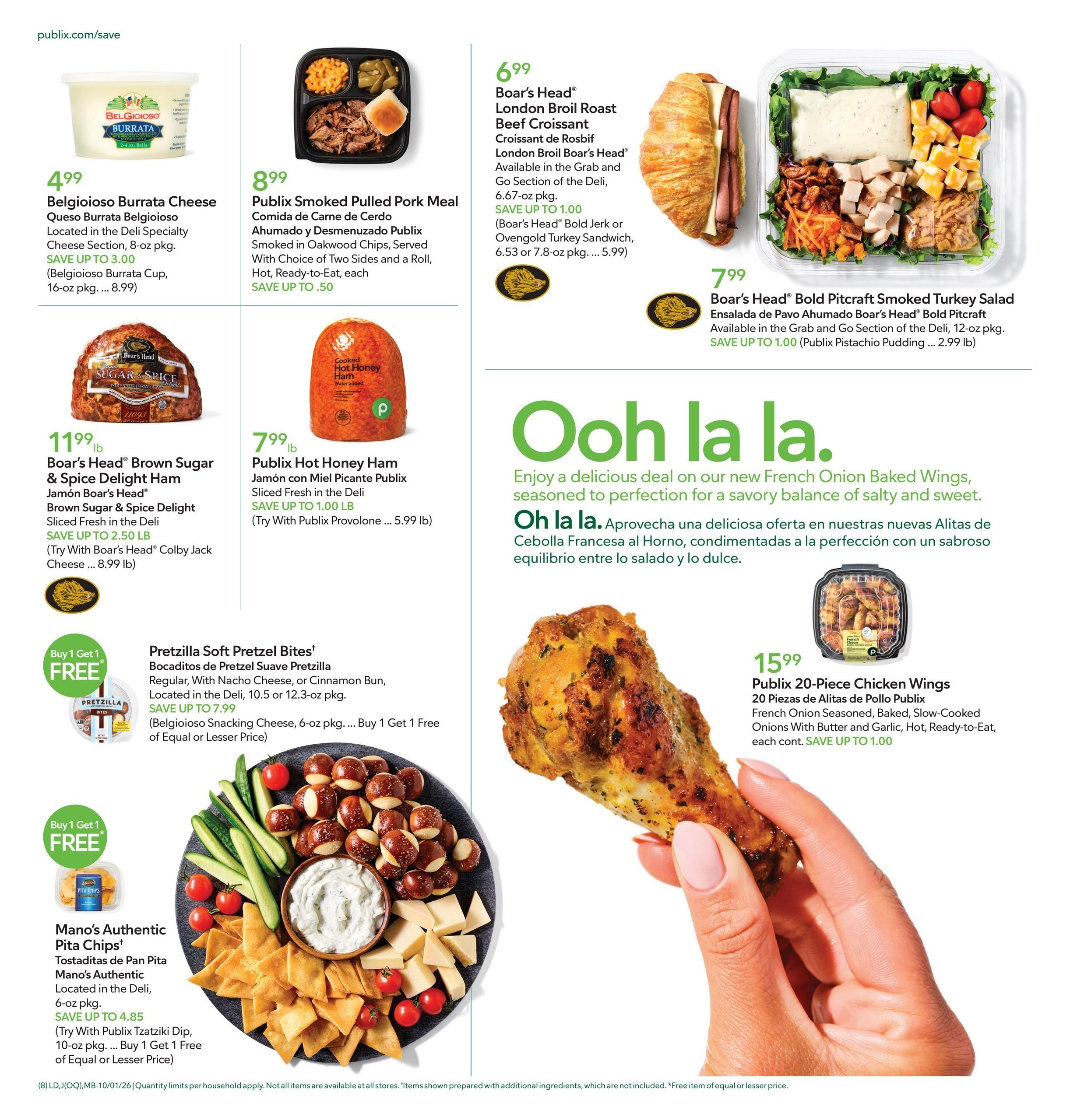 Publix (Jacksonville-Saint Augustine Area, FL) Anuncio Semanal Español Weekly Ad October 1 - 7, 2026