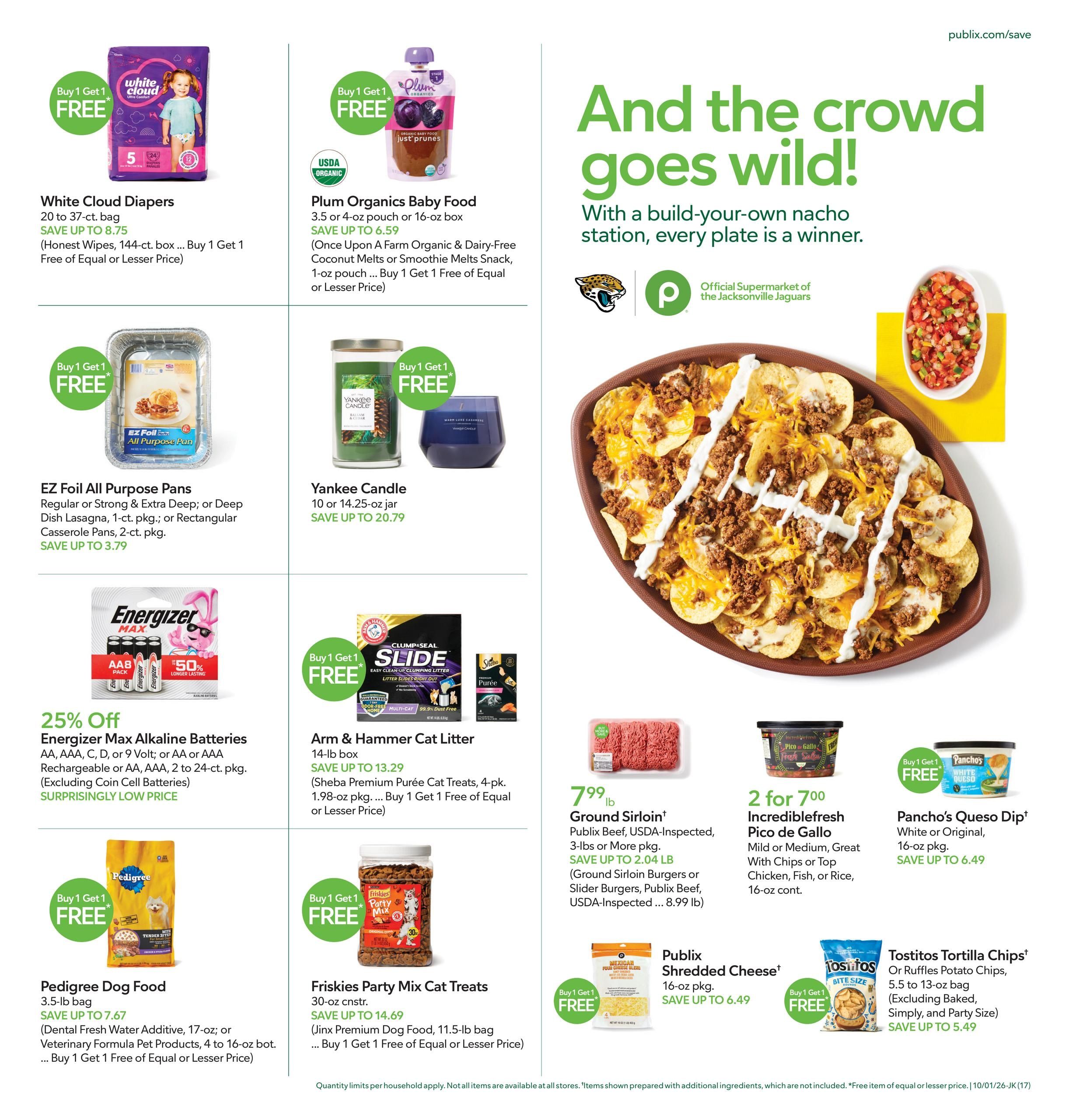 Publix (Saint Augustine Area, FL) Weekly Ad October 1 - 7, 2026