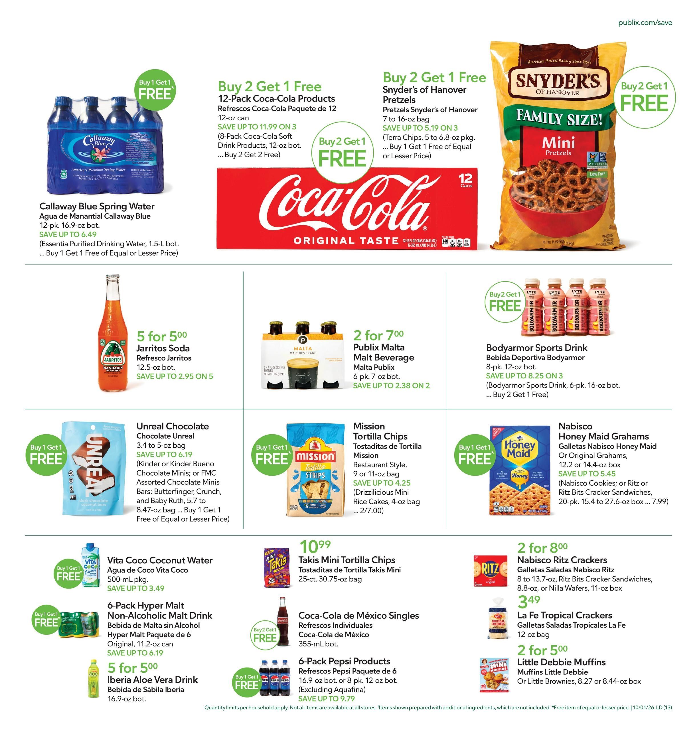 Publix (Cape Coral Area, FL) Anuncio Semanal Español Weekly Ad October 1 - 7, 2026