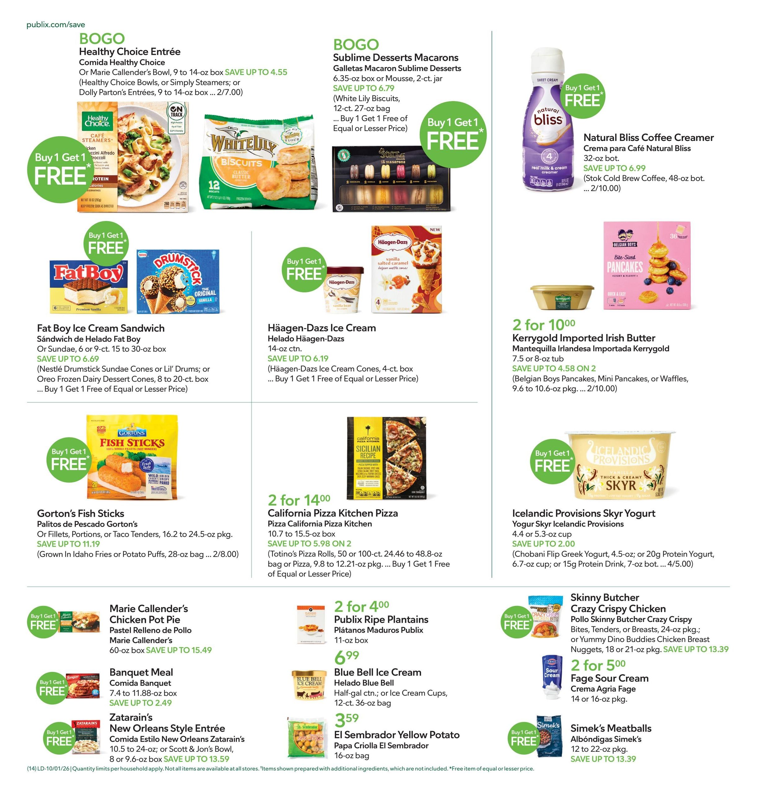 Publix (Cape Coral Area, FL) Anuncio Semanal Español Weekly Ad October 1 - 7, 2026
