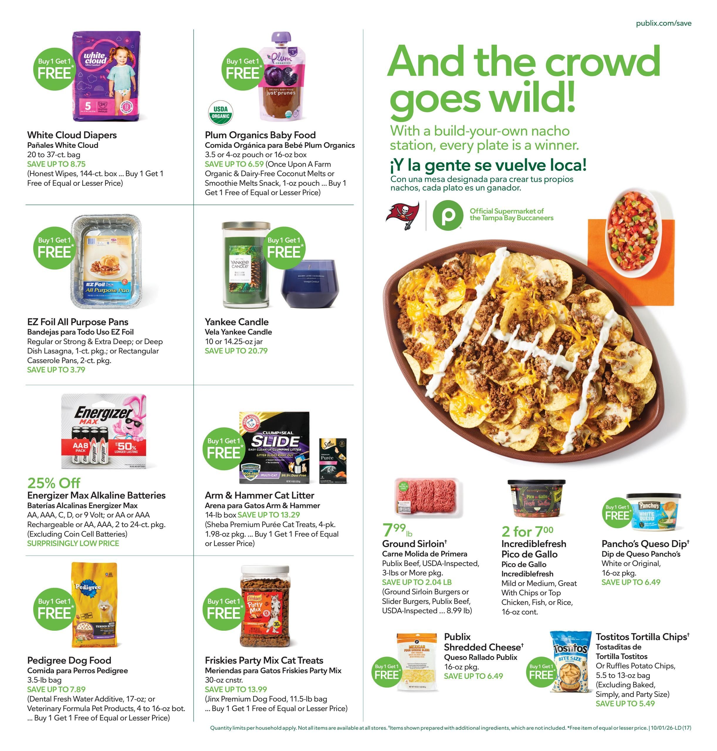 Publix (Cape Coral Area, FL) Anuncio Semanal Español Weekly Ad October 1 - 7, 2026