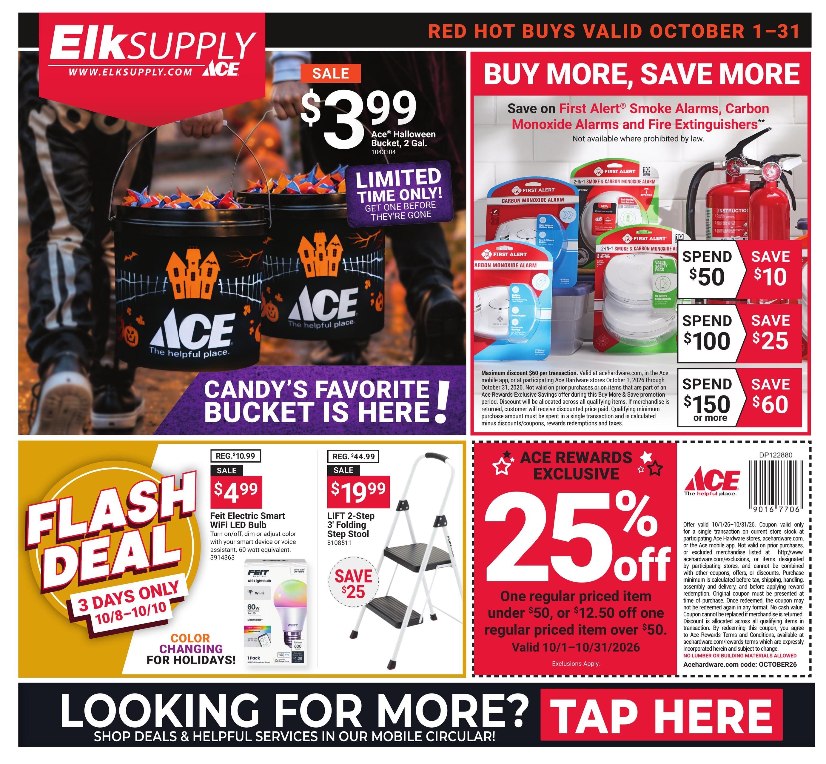 Ace Hardware Weekly Ad October 1 - 31, 2026