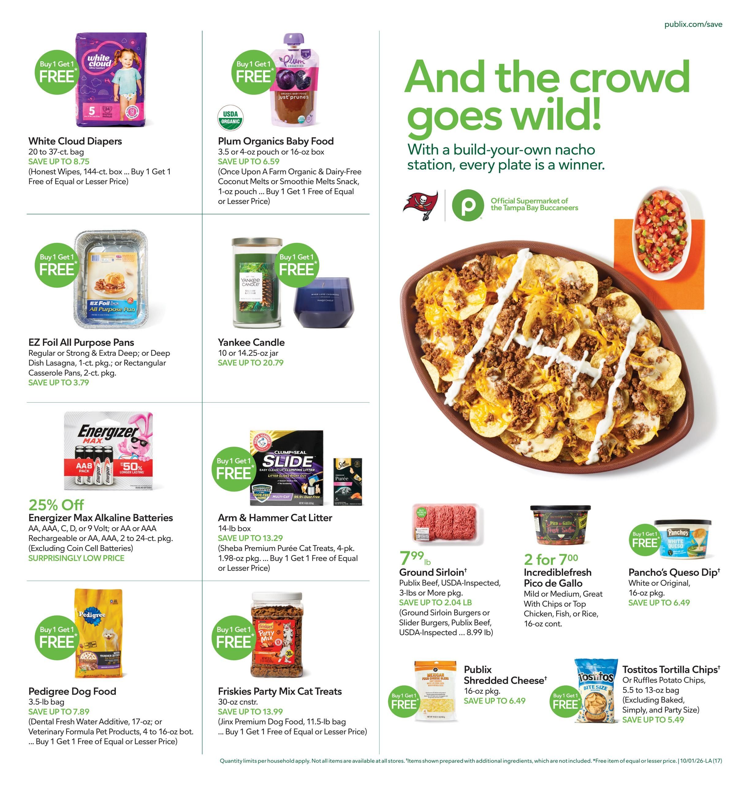 Publix (Cape Coral Area, FL) Weekly Ad October 1 - 7, 2026