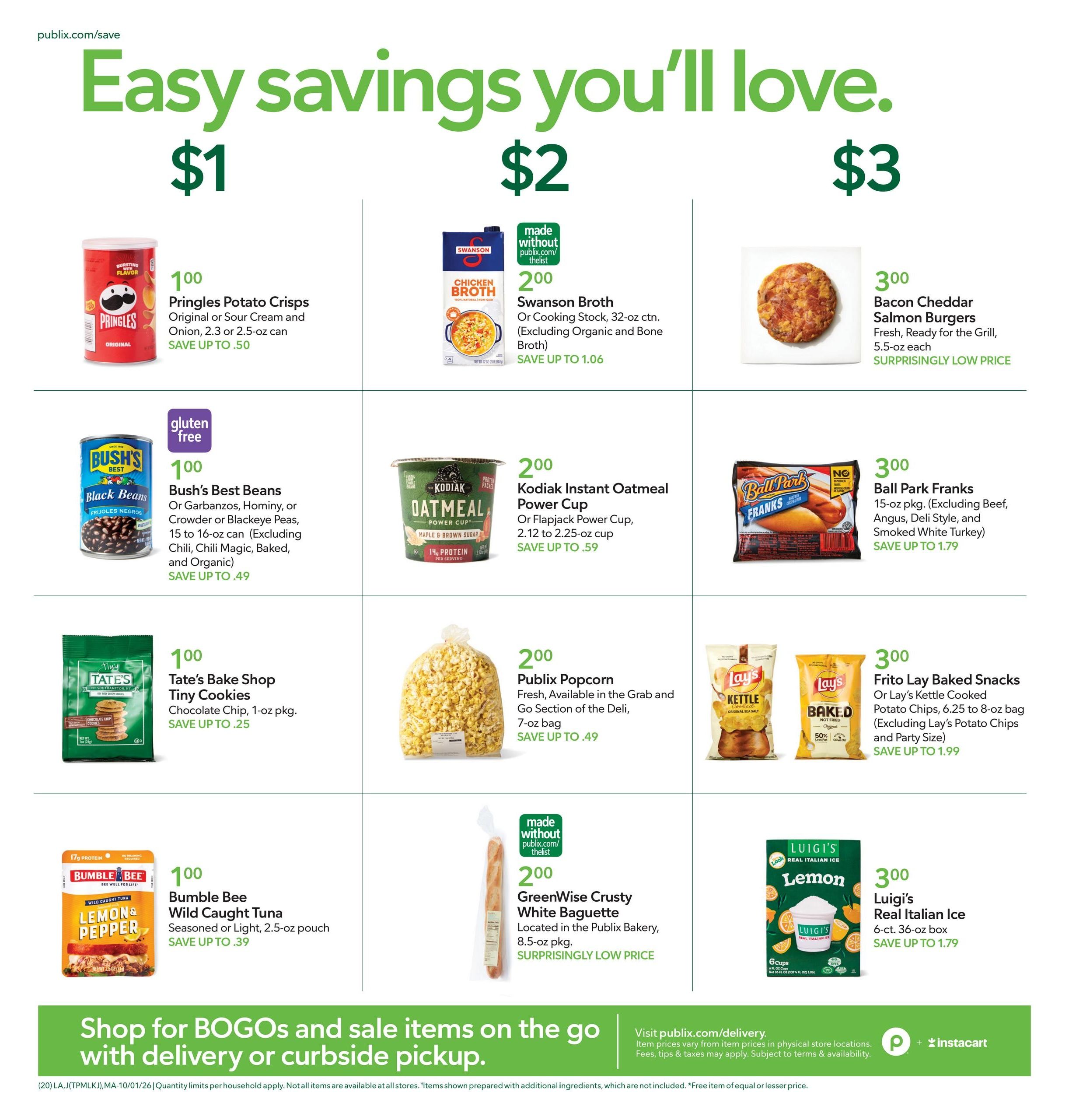 Publix (Cape Coral Area, FL) Weekly Ad October 1 - 7, 2026