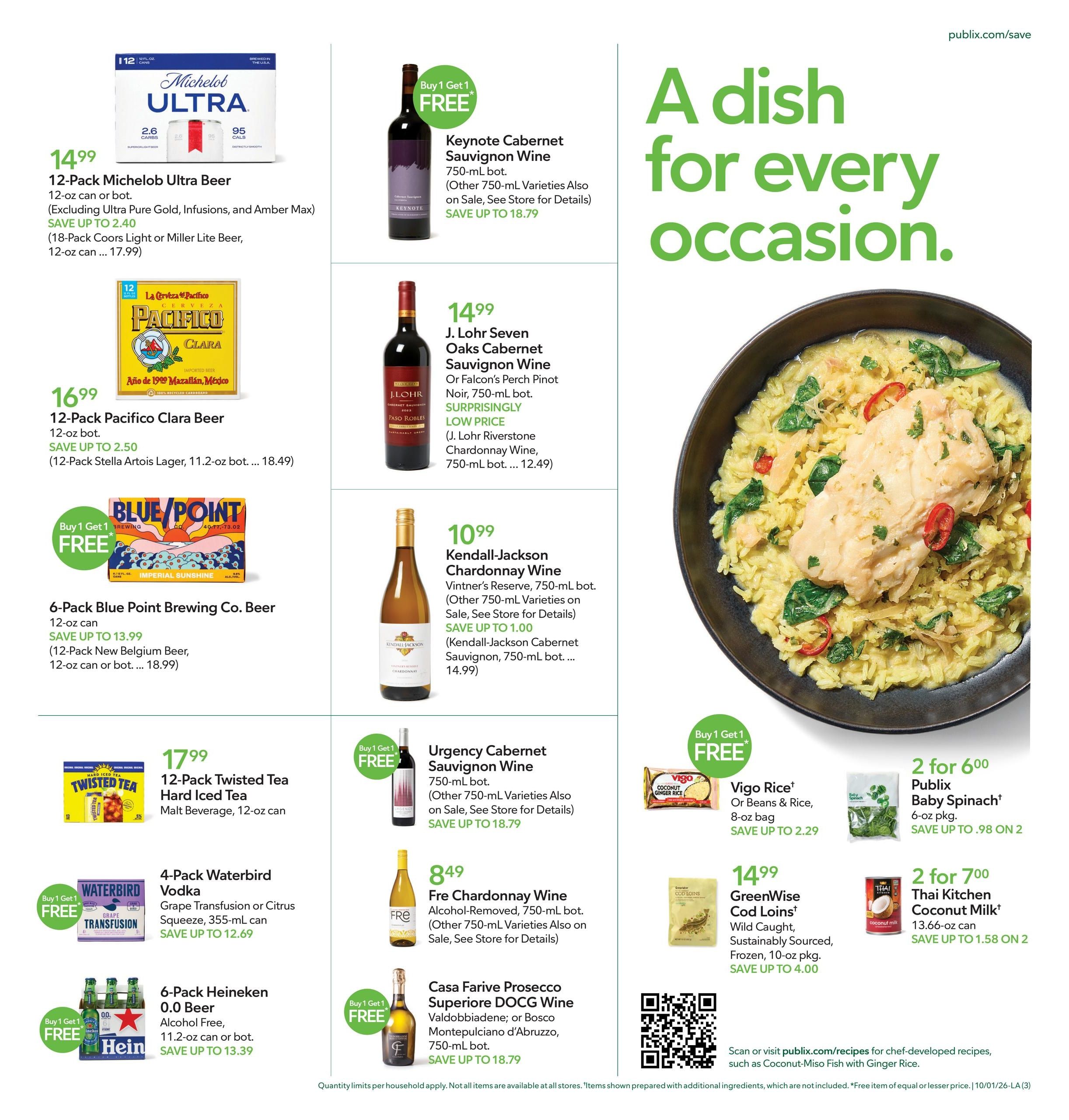 Publix (Cape Coral Area, FL) Weekly Ad October 1 - 7, 2026
