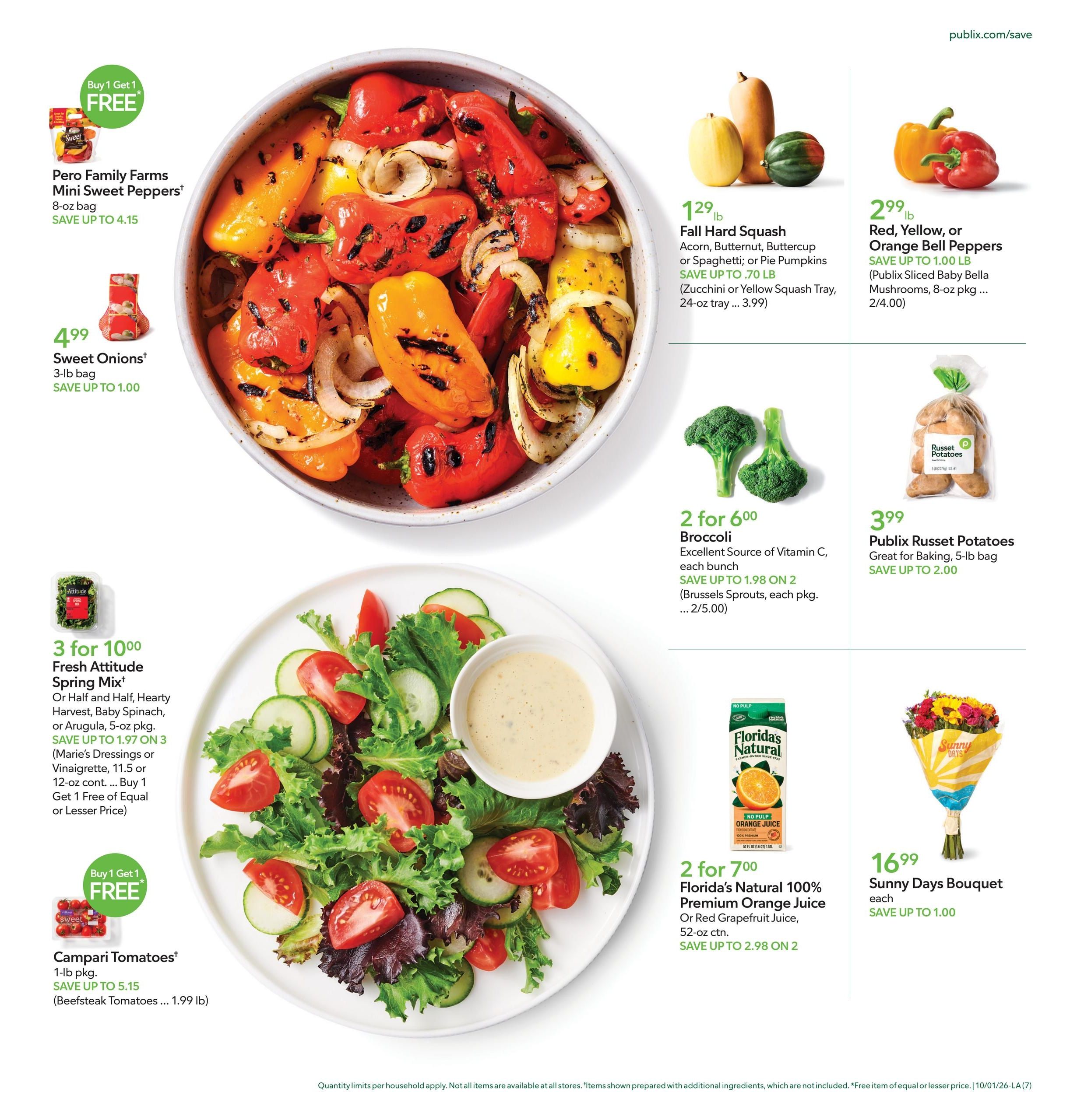 Publix (Cape Coral Area, FL) Weekly Ad October 1 - 7, 2026