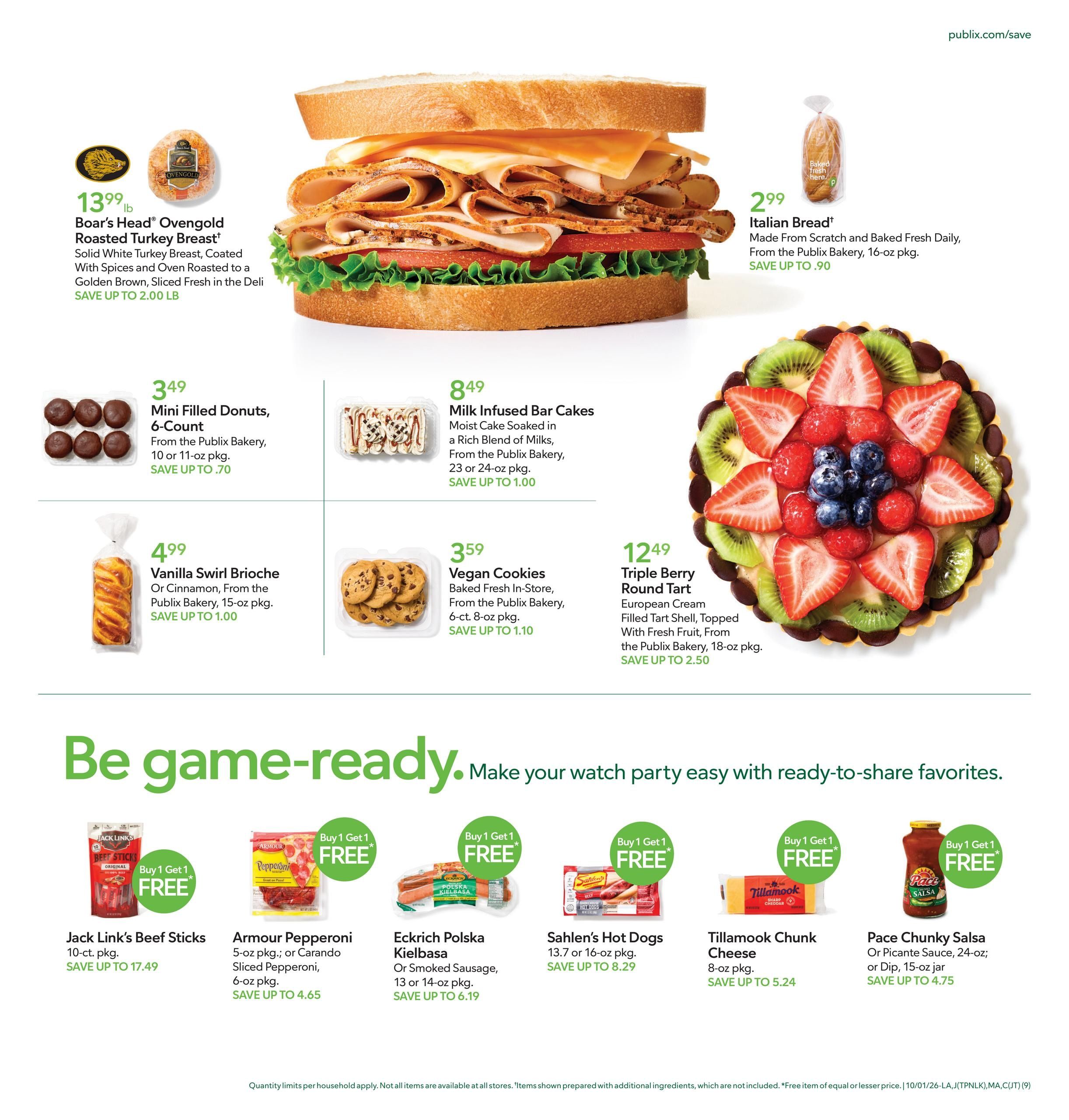 Publix (Cape Coral Area, FL) Weekly Ad October 1 - 7, 2026