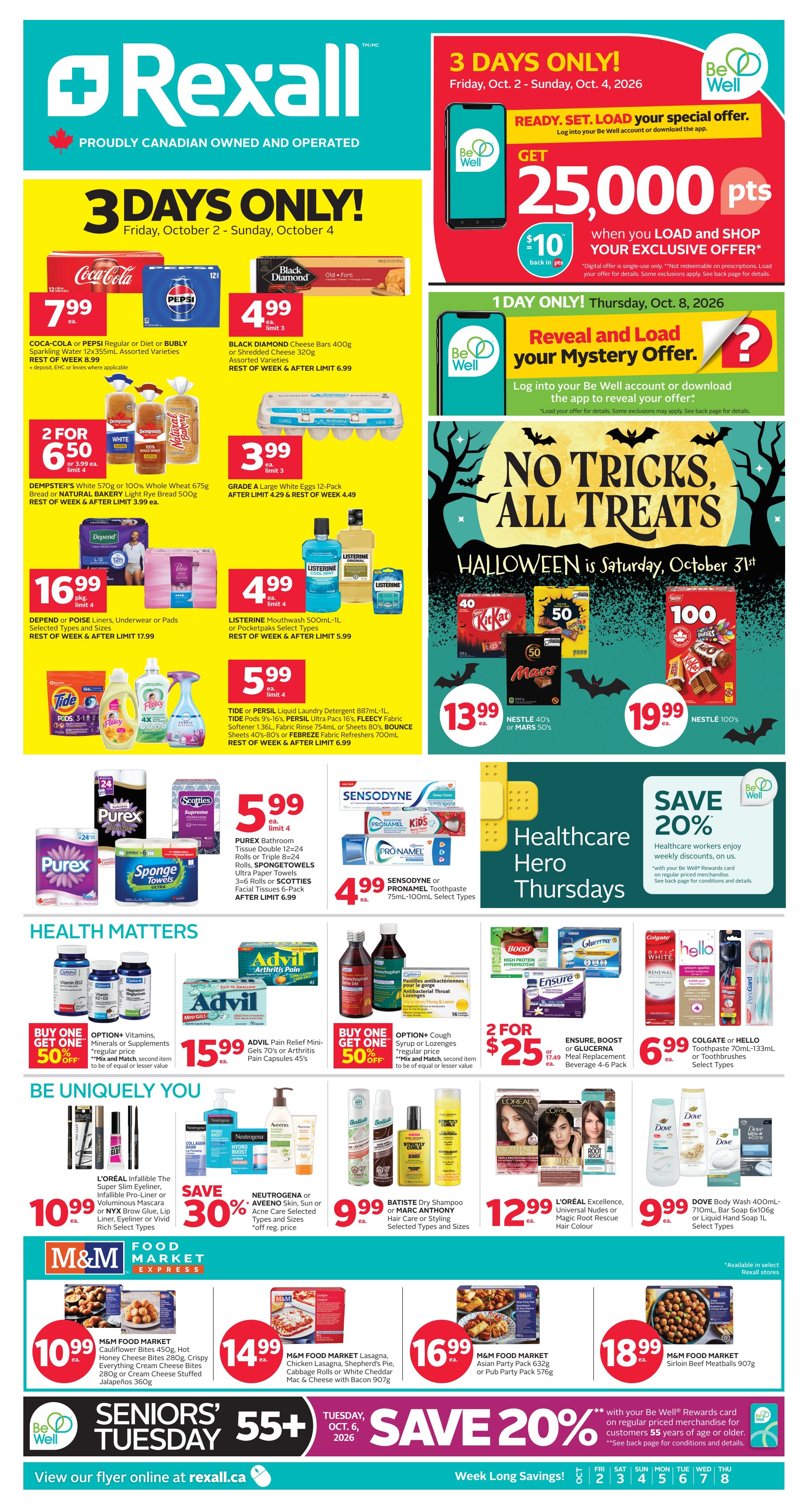 Rexall (AB, SK) Flyer October 2 to 8